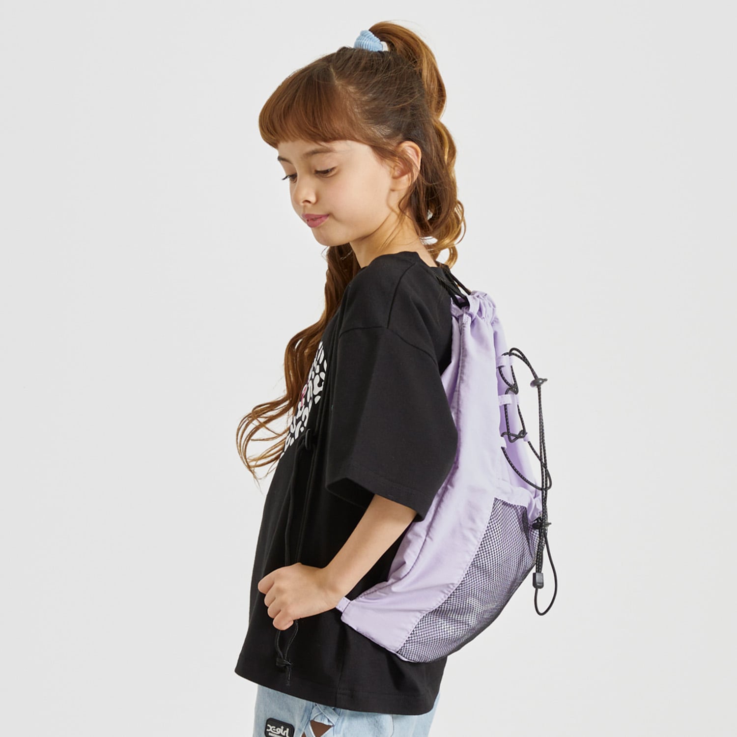 ロゴ メッシュナップサック