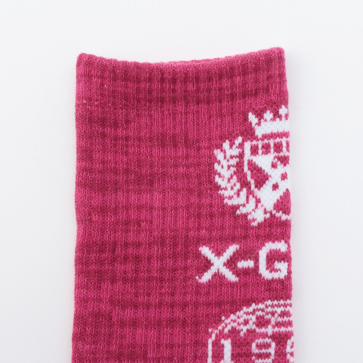 バックロゴ クルーメランジソックス