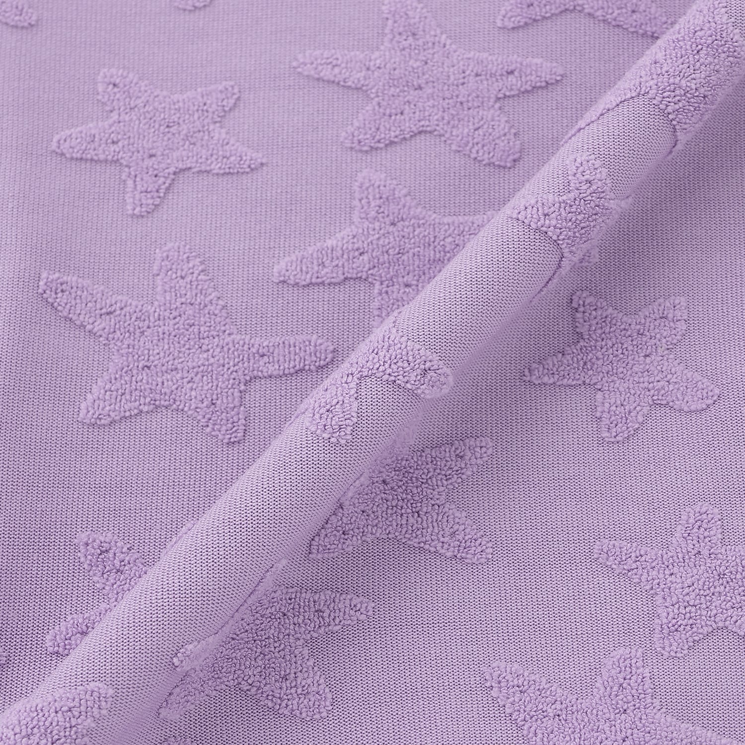 星柄パイルジャカード ショートオール