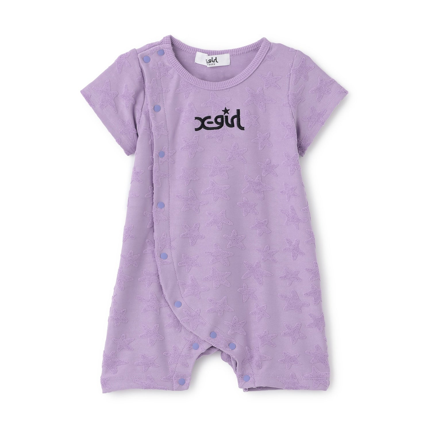 星柄パイルジャカード ショートオール