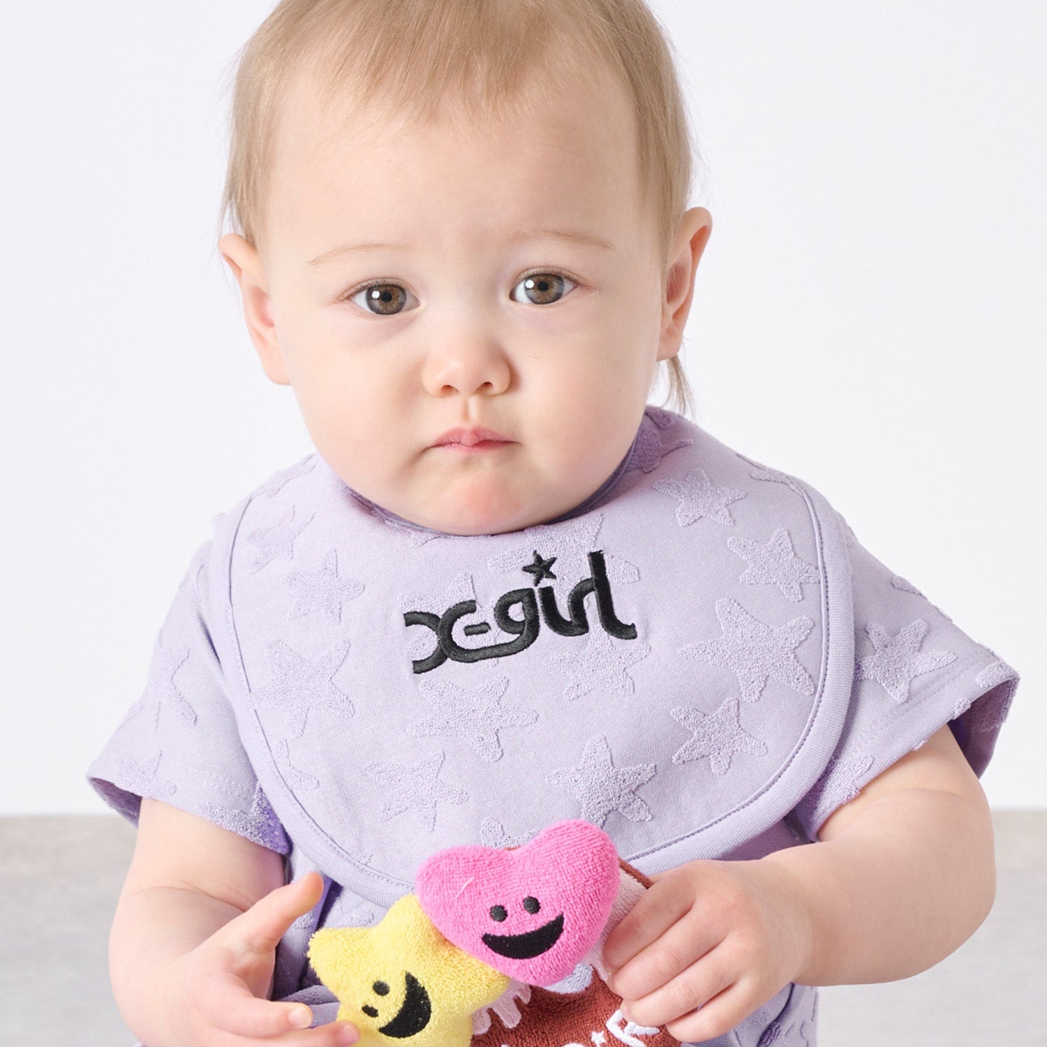 星柄パイルジャカードスタイ