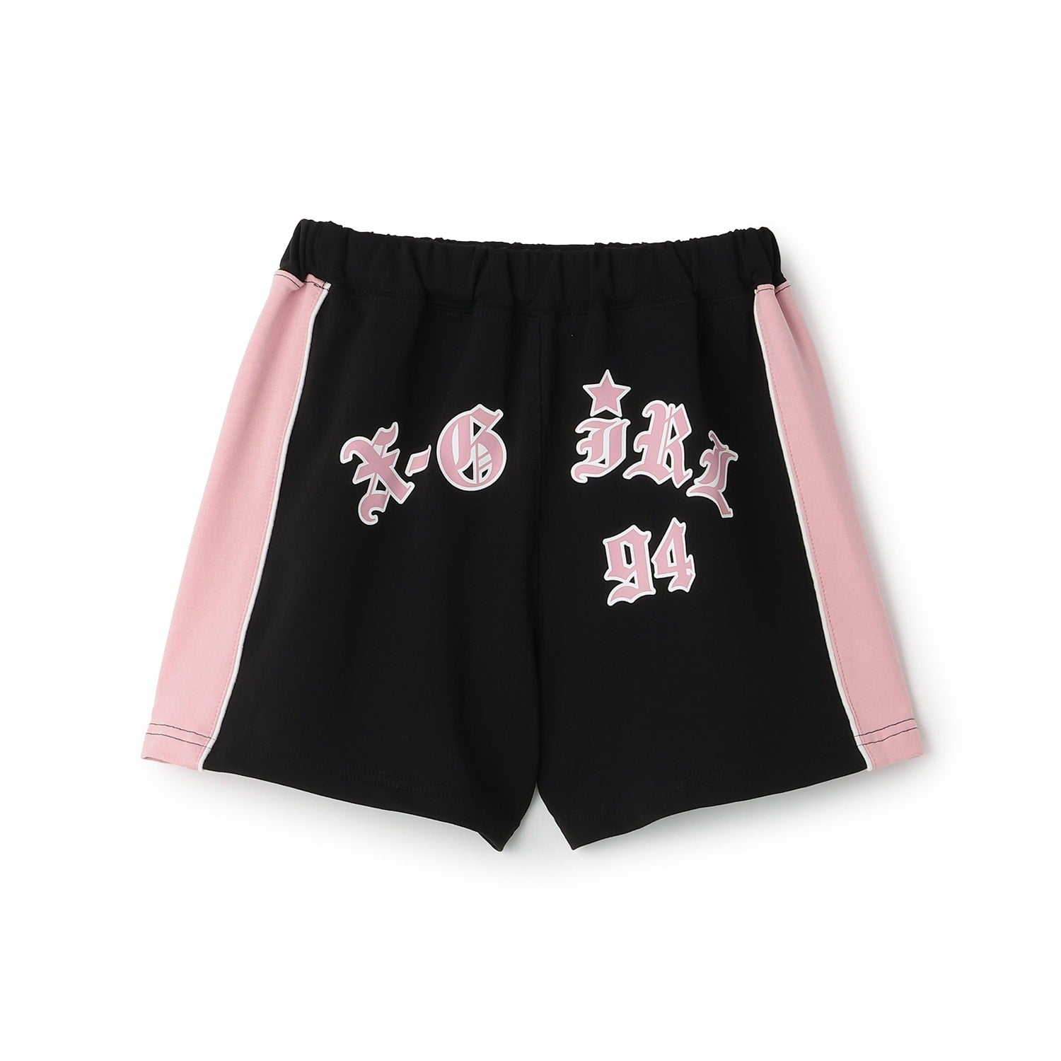 サイド切替ロゴプリント　ショートパンツ