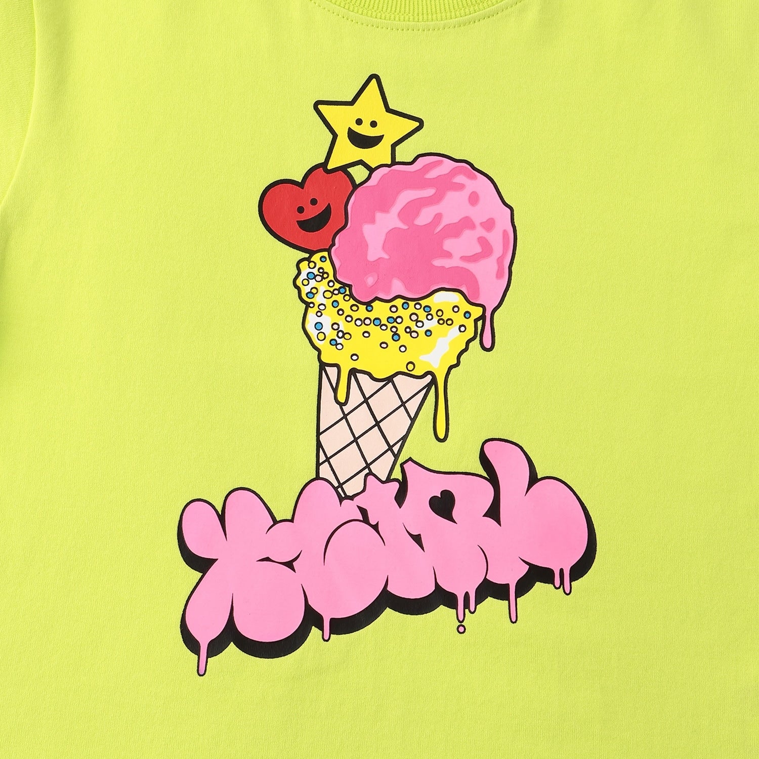 【接触冷感】キラッキーアイスクリーム 半袖Tシャツ