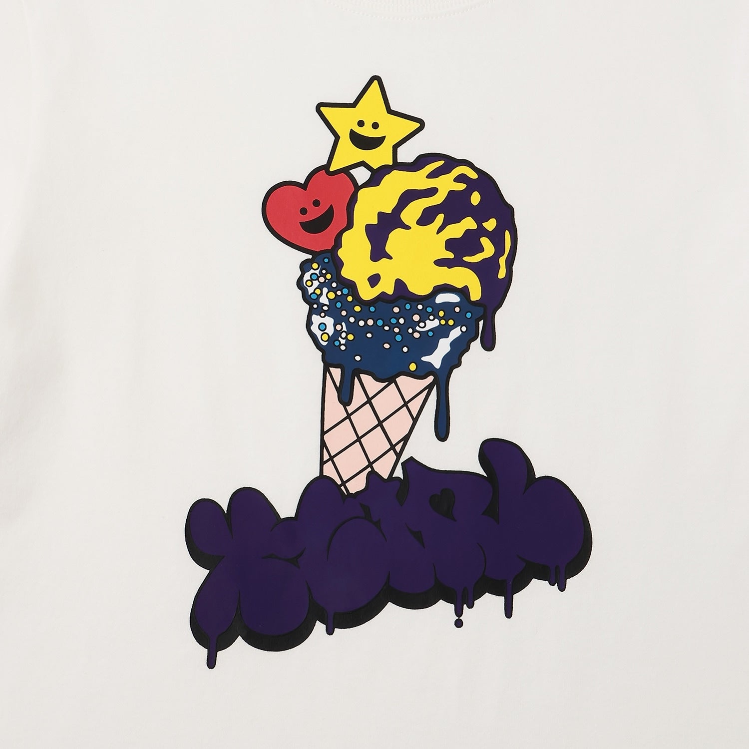 SLY☆完売レアTシャツ☆アイスクリーム GALFY ガルフィー サガラワッペン アイスクリームロゴ 刺繍 Tシャツ L