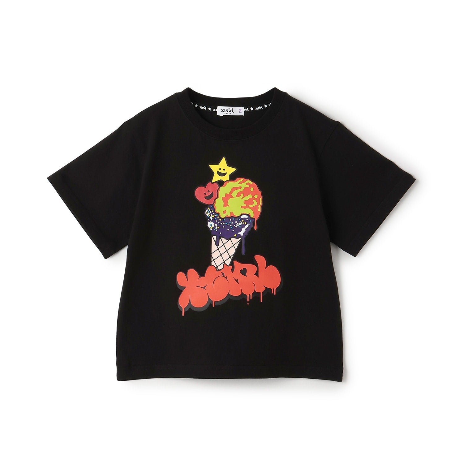 【接触冷感】キラッキーアイスクリーム 半袖Tシャツ