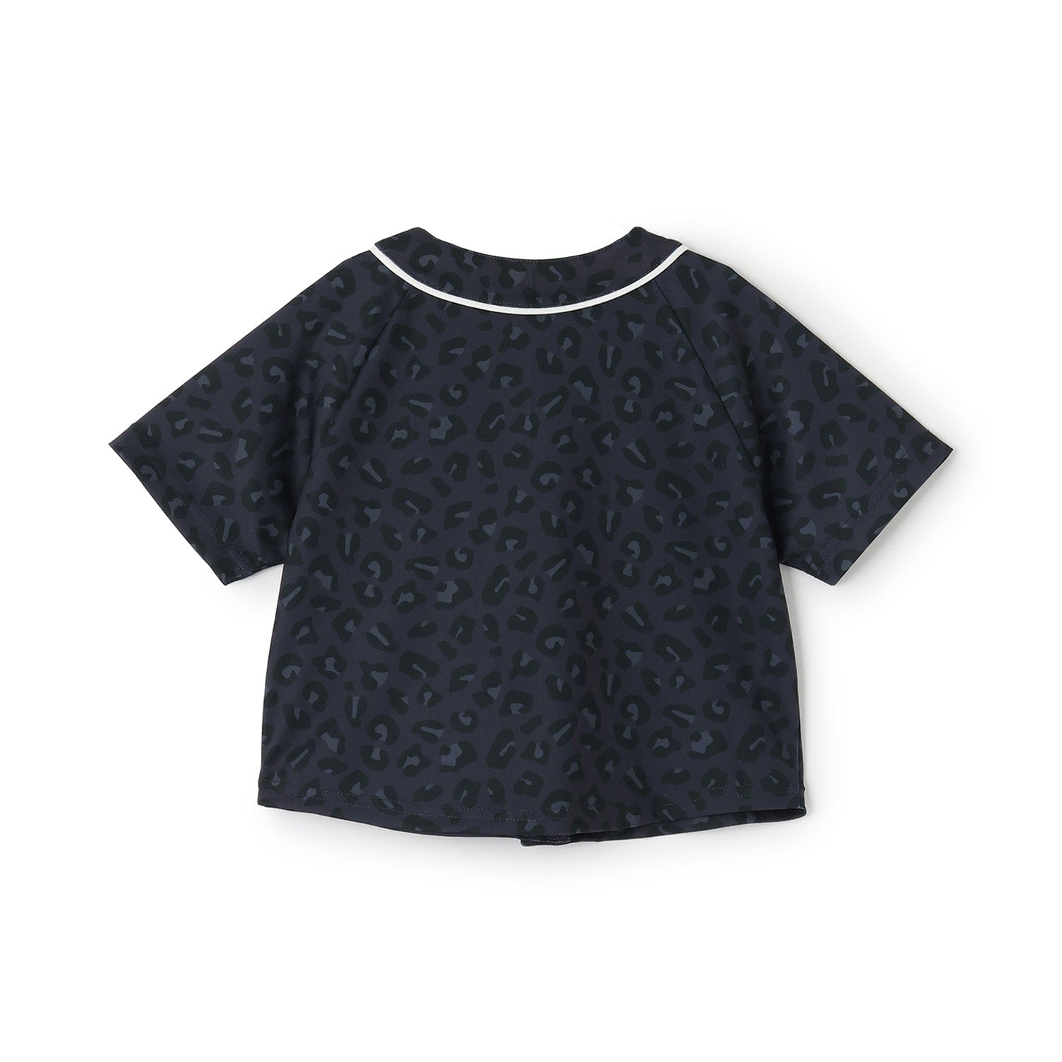パッチロゴ刺しゅう ベースボール半袖シャツ