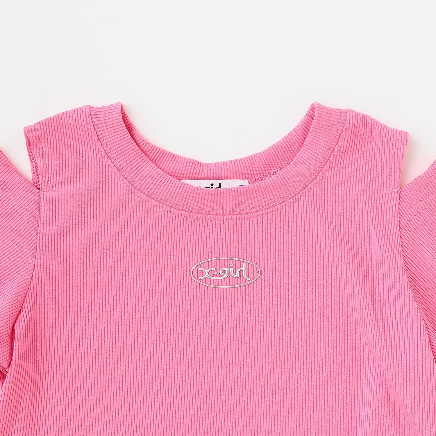 肩あき半袖チビTシャツ