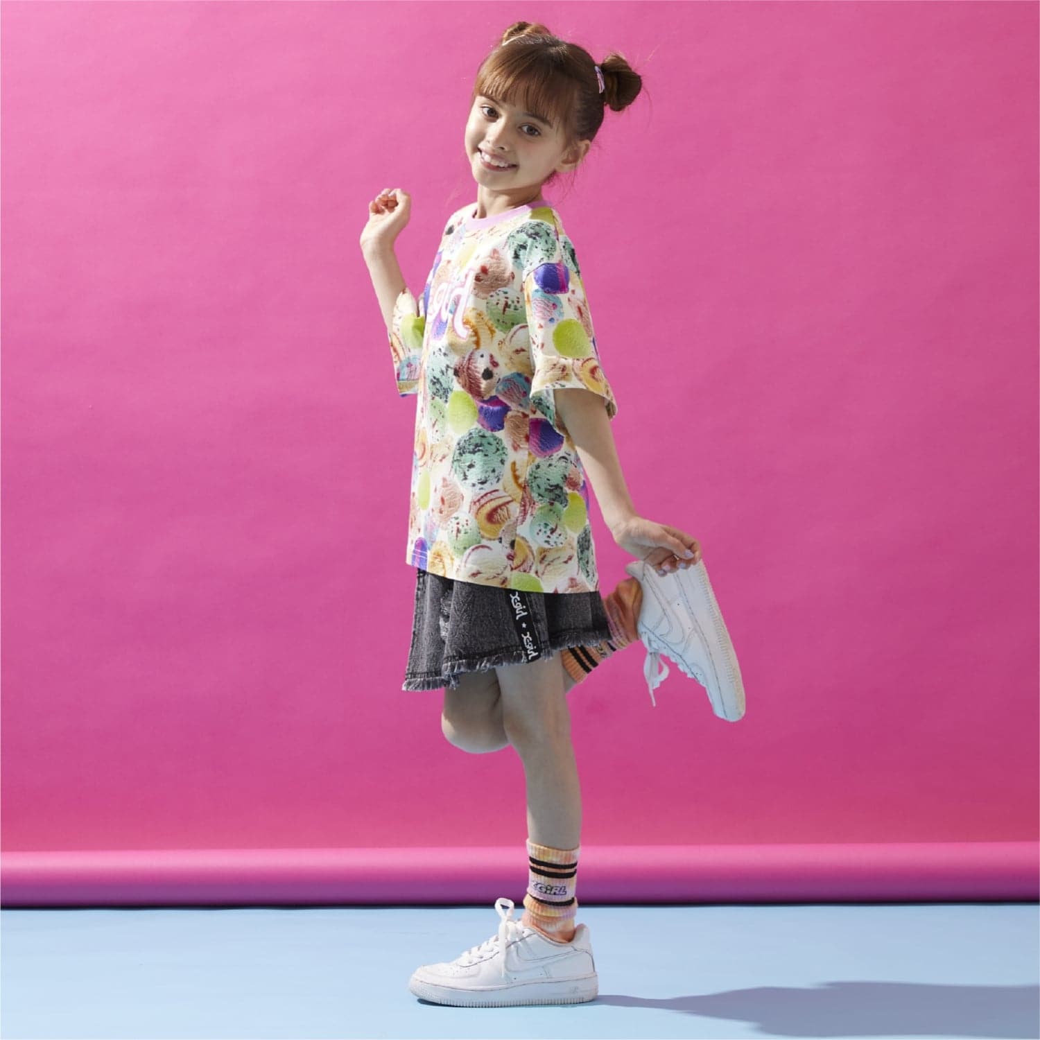 【サーティワン アイスクリーム】アイスクリーム転写半袖Tシャツ