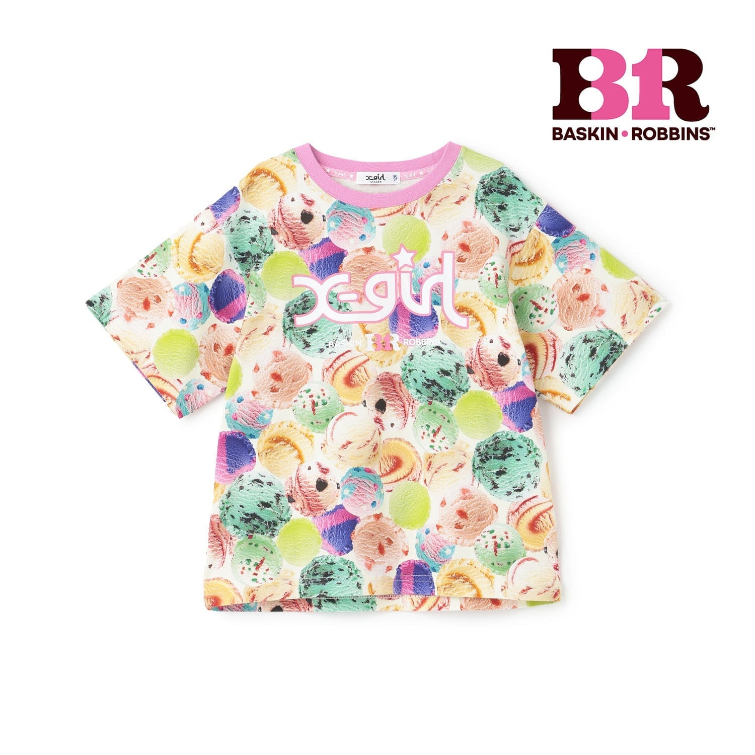 【サーティワン アイスクリーム】アイスクリーム転写半袖Tシャツ