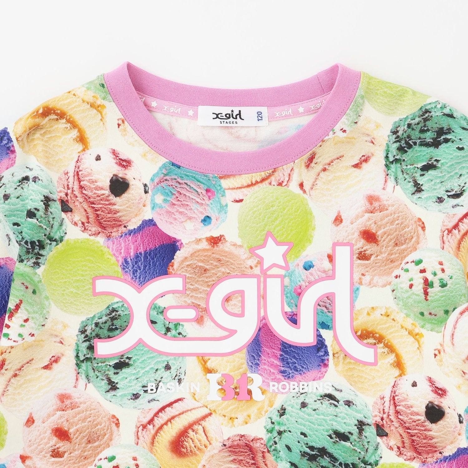 【サーティワン アイスクリーム】アイスクリーム転写半袖Tシャツ