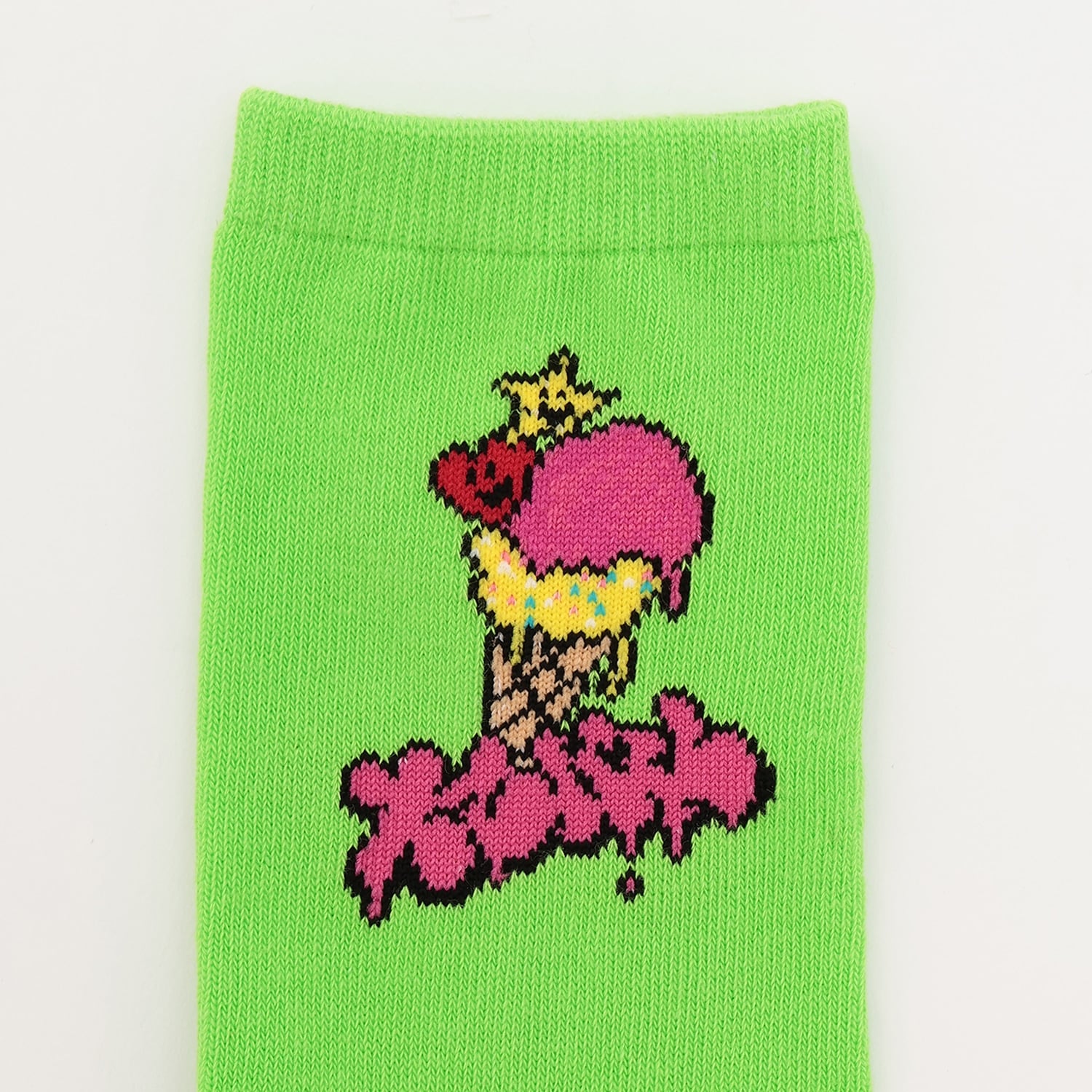 キラッキーアイスクリーム クルーソックス