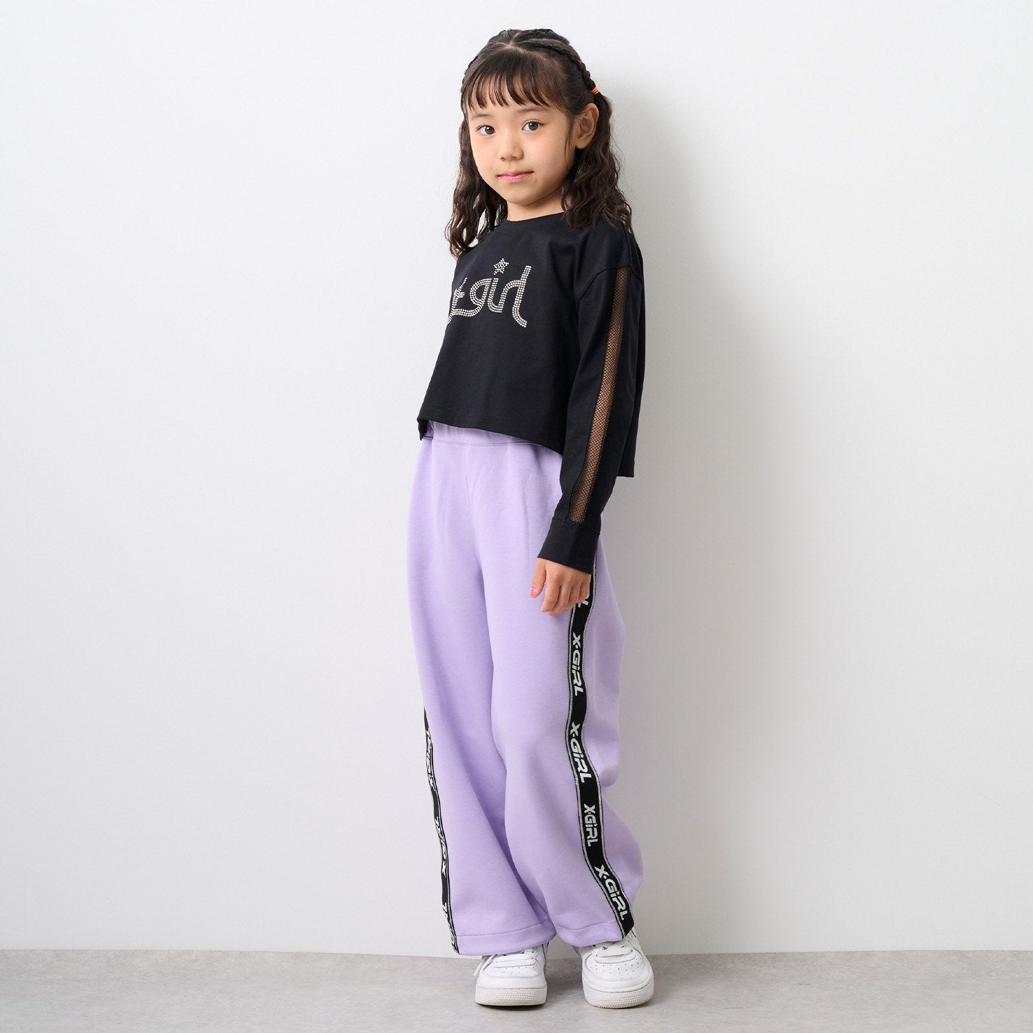 ダンボールニット裾ドロストパンツ