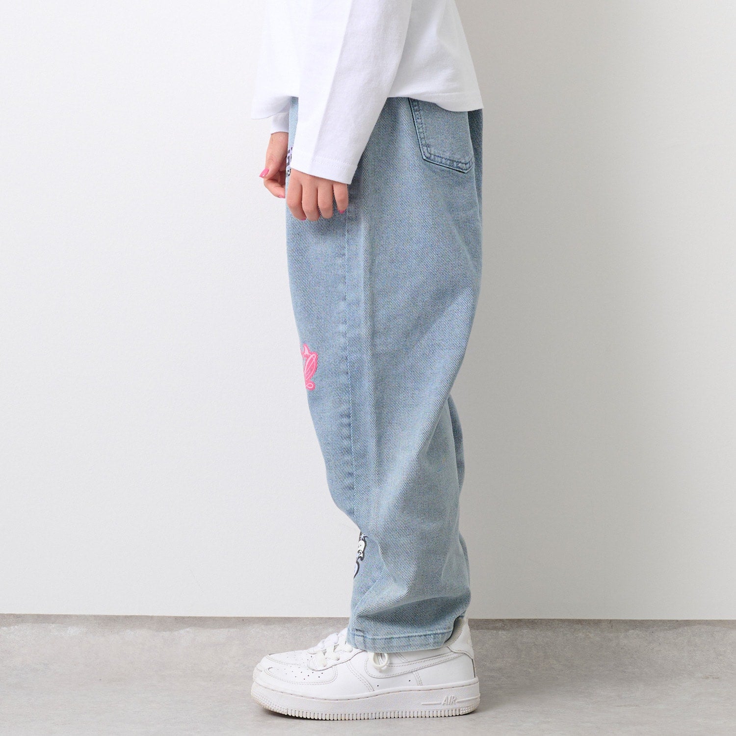 MIXロゴデニムカーブパンツ