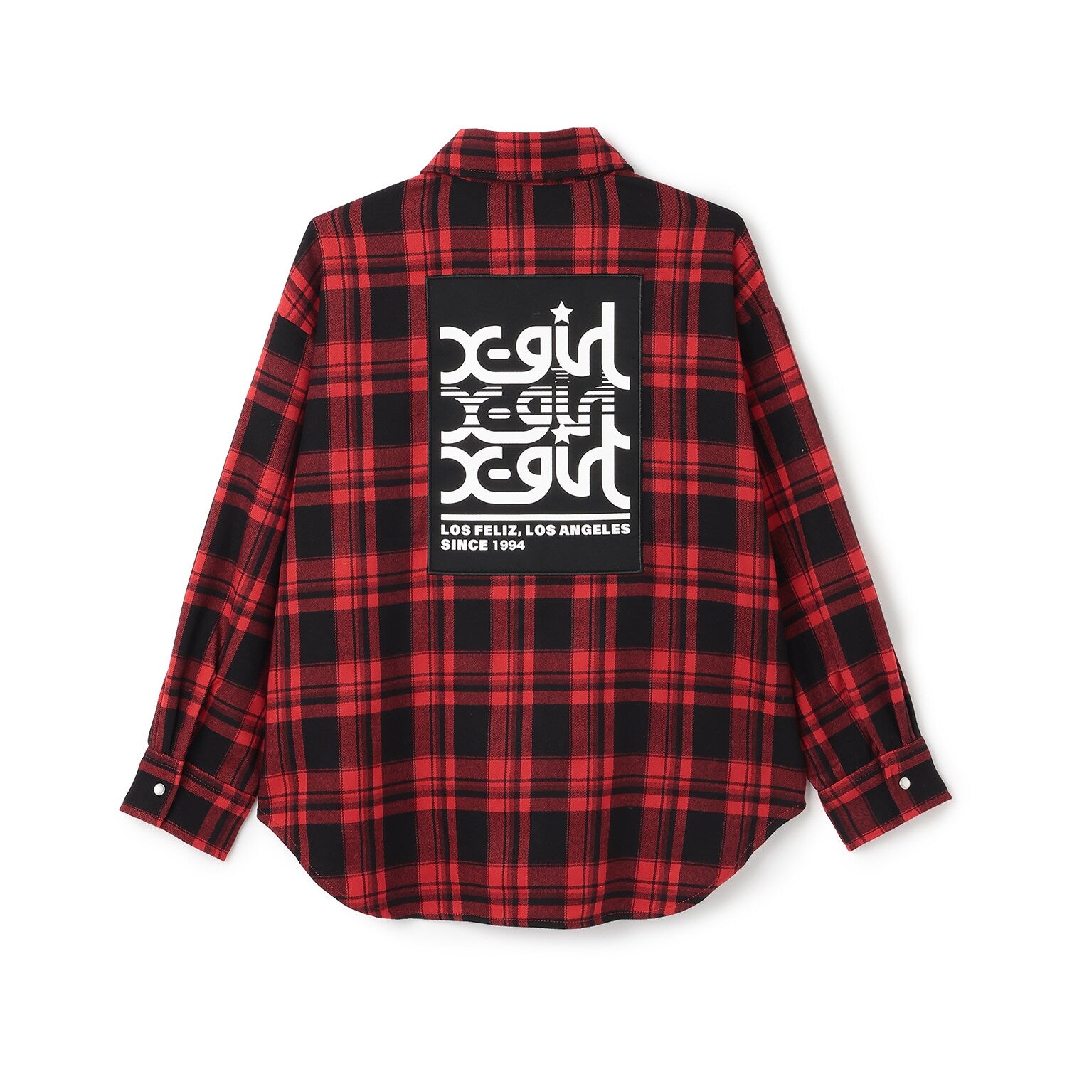 ロゴ バックプリント シャツ