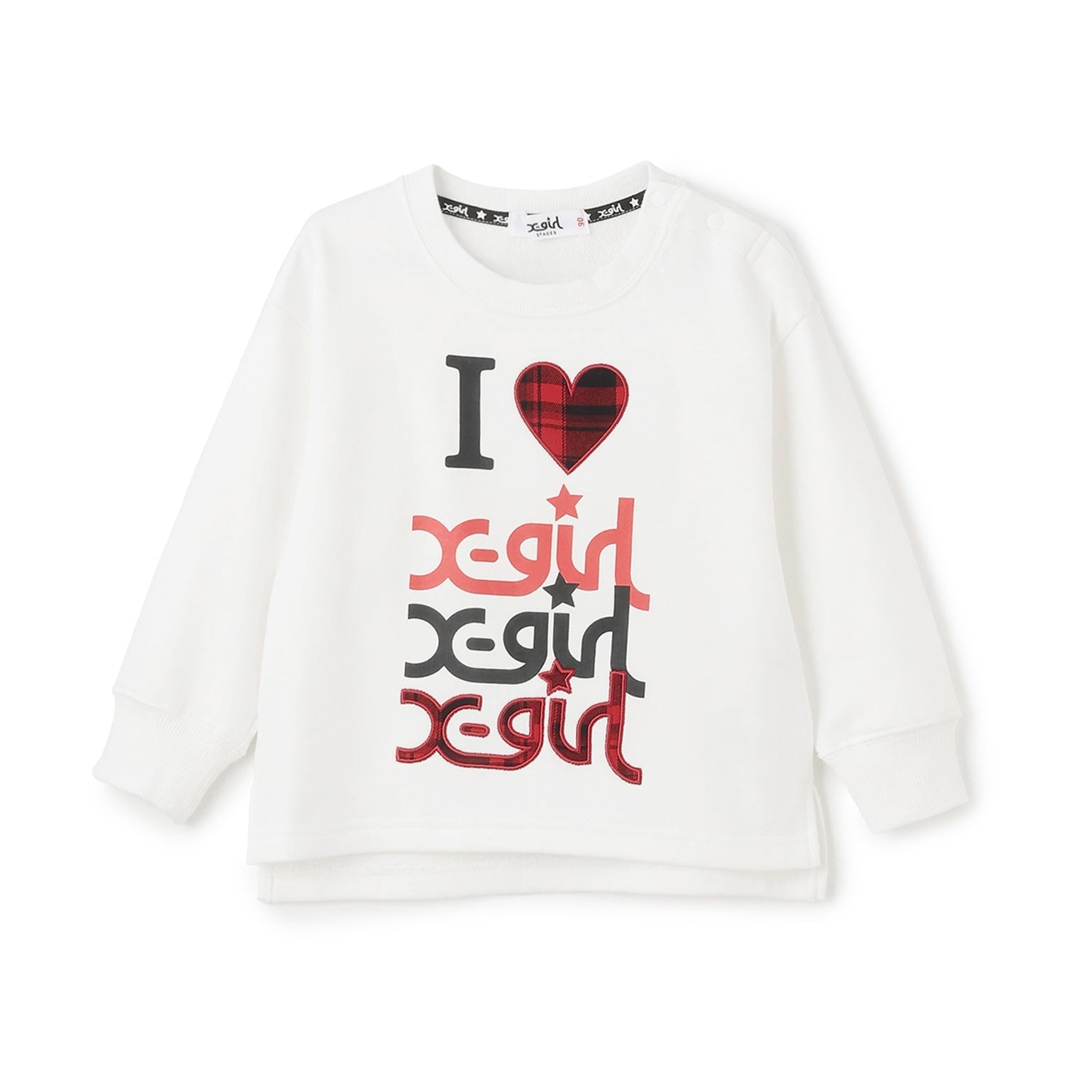 I LOVE X-girl トレーナー