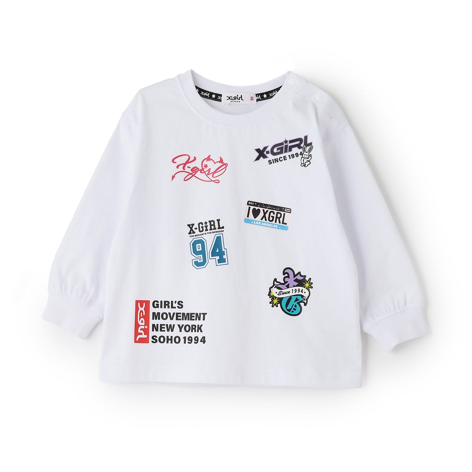 MIXロゴ長袖Tシャツ