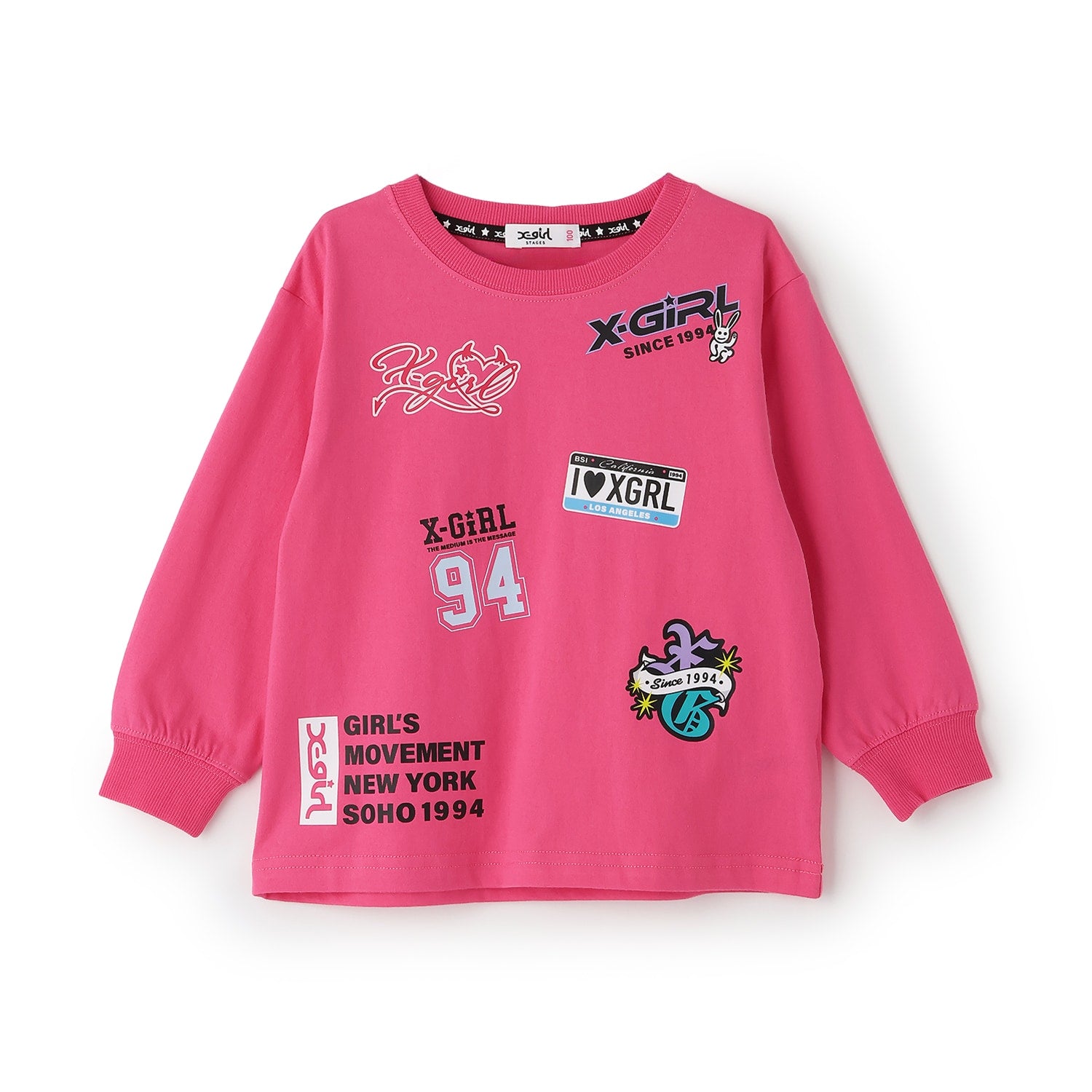 MIXロゴ長袖Tシャツ