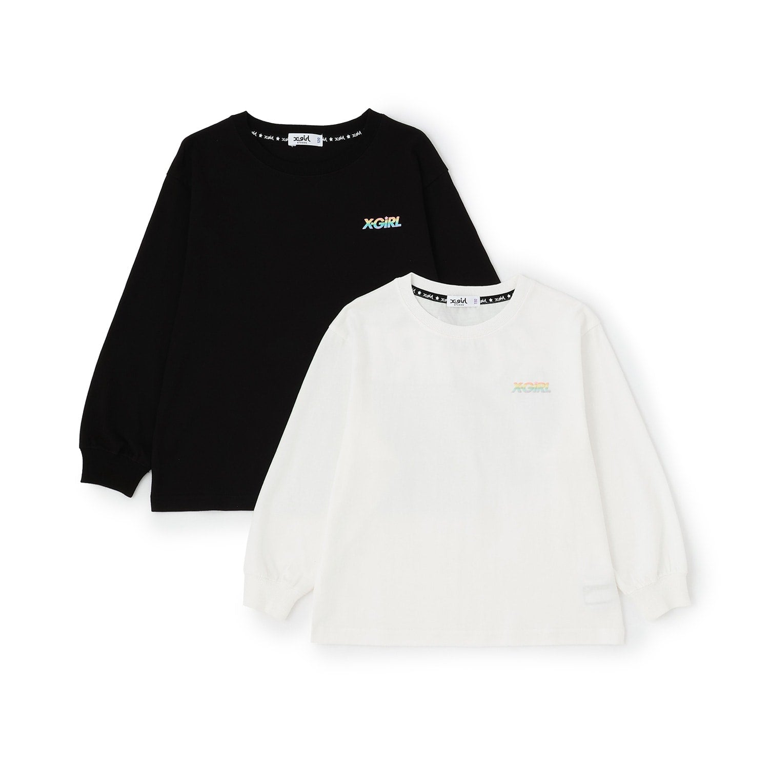 グラデーションロゴ長袖Tシャツ