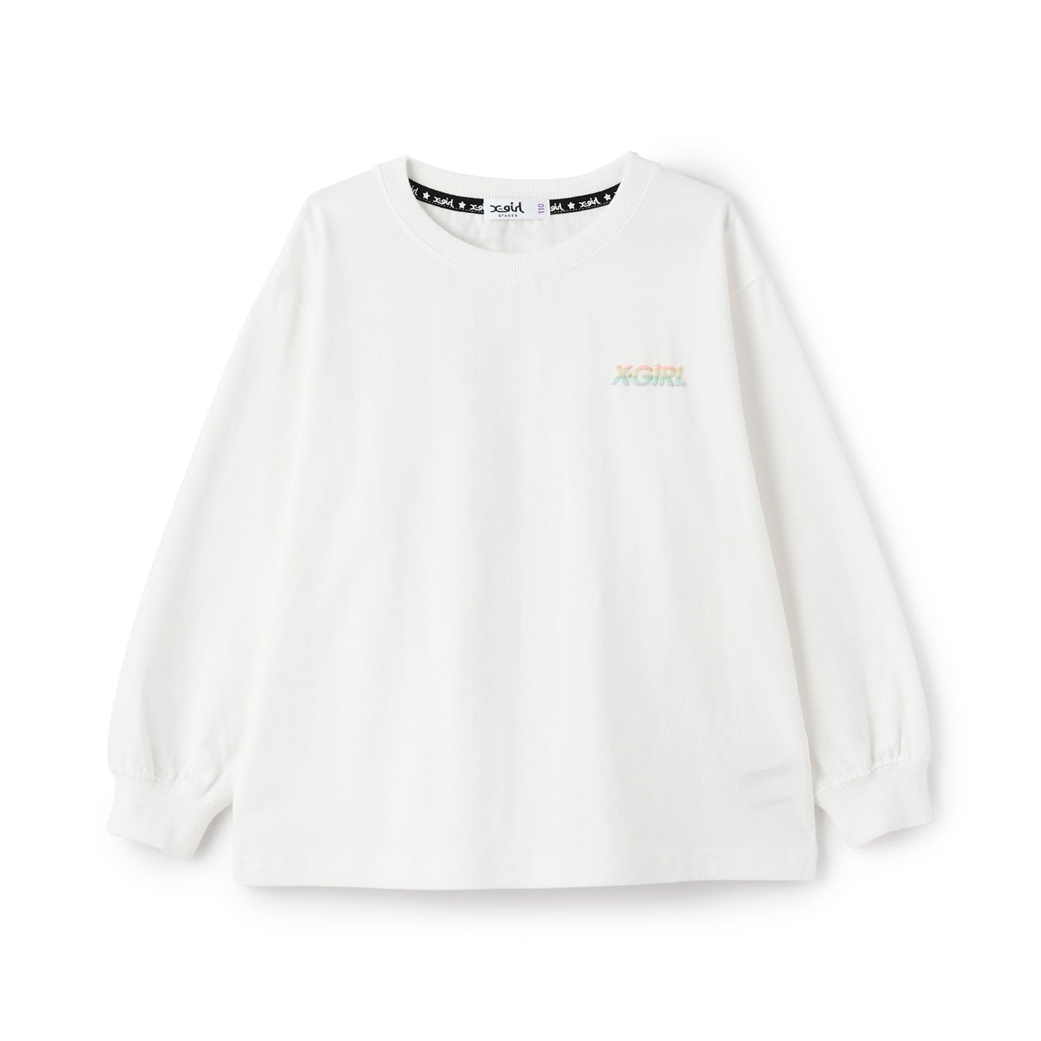 グラデーションロゴ長袖Tシャツ