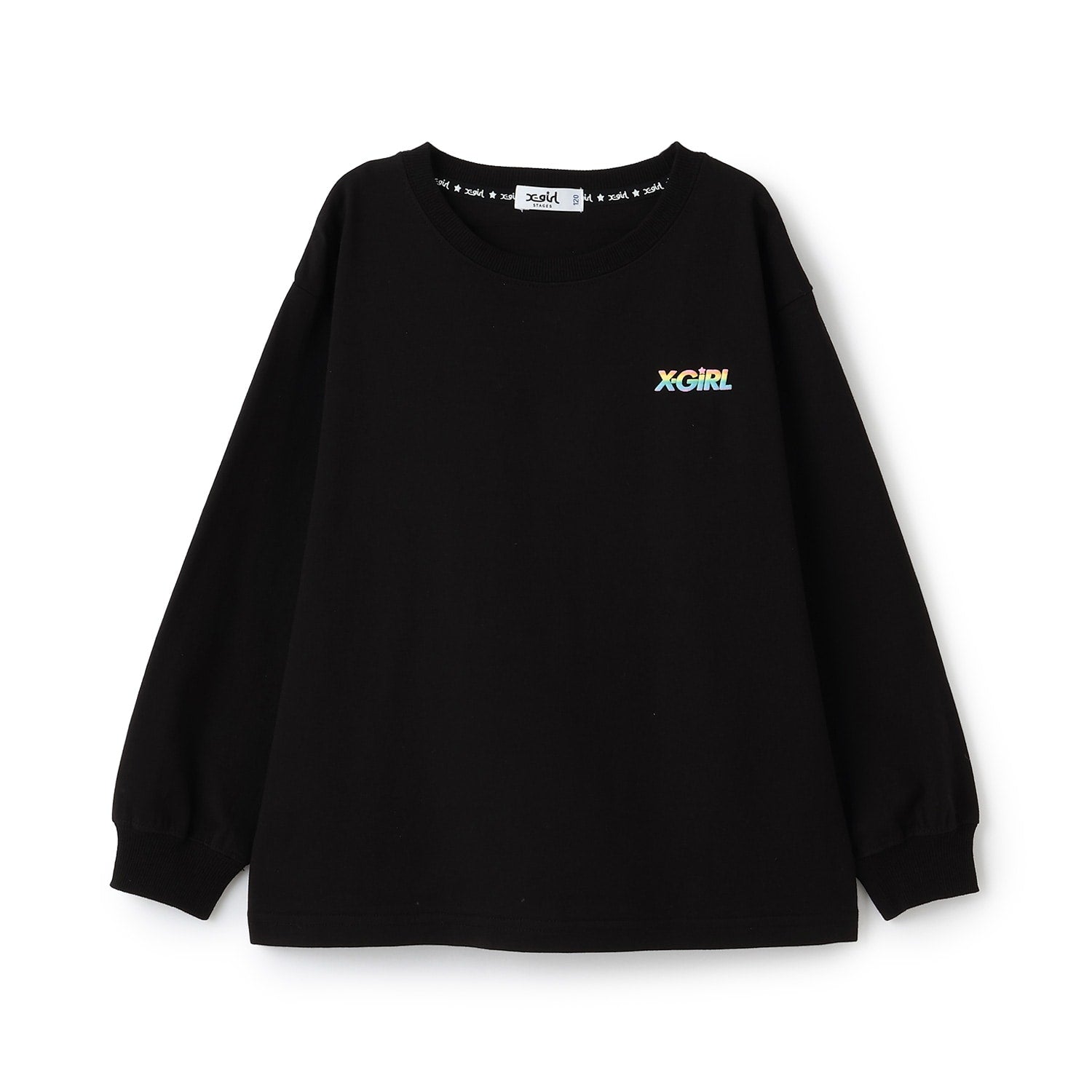 グラデーションロゴ長袖Tシャツ