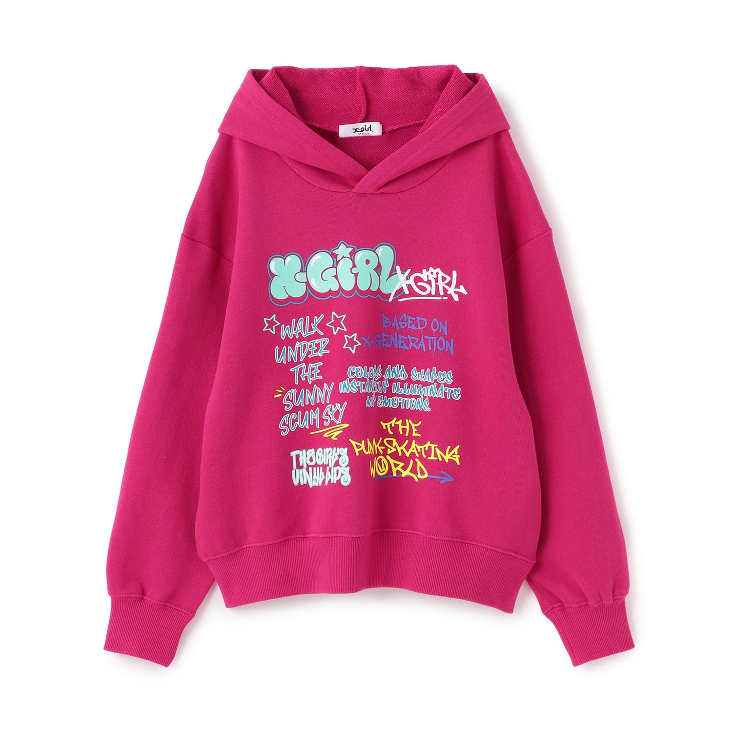 落書きグラフィティパーカ