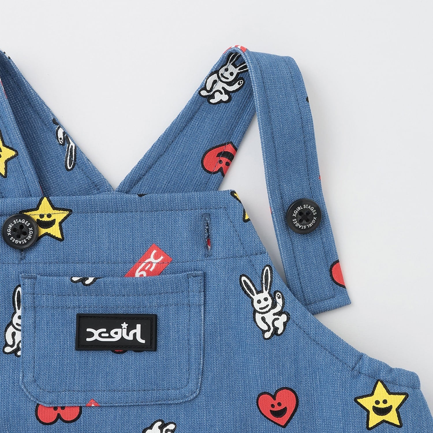 キラッキー柄ショートオール/長袖Tシャツ