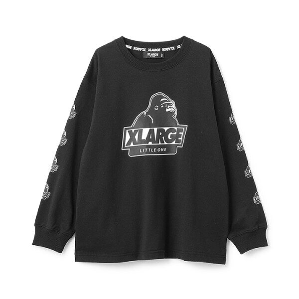 袖ロゴスランテッドOGゴリラ長袖Tシャツ