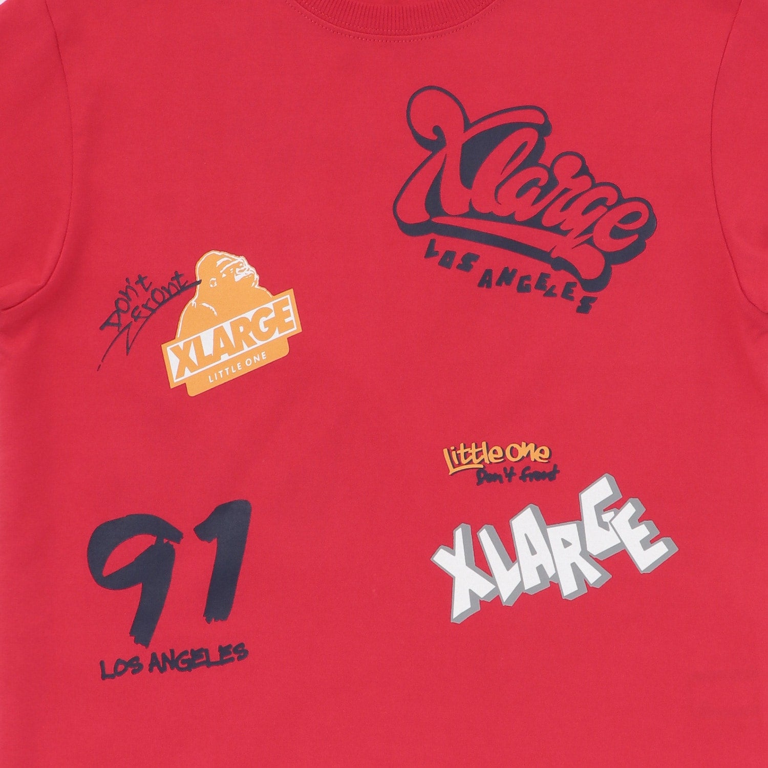 総柄グラフィティ長袖Tシャツ