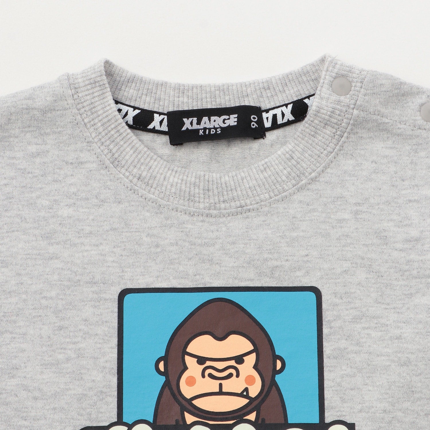 ファニーゴリラ&グラフィティ蓄光プリント長袖Tシャツ