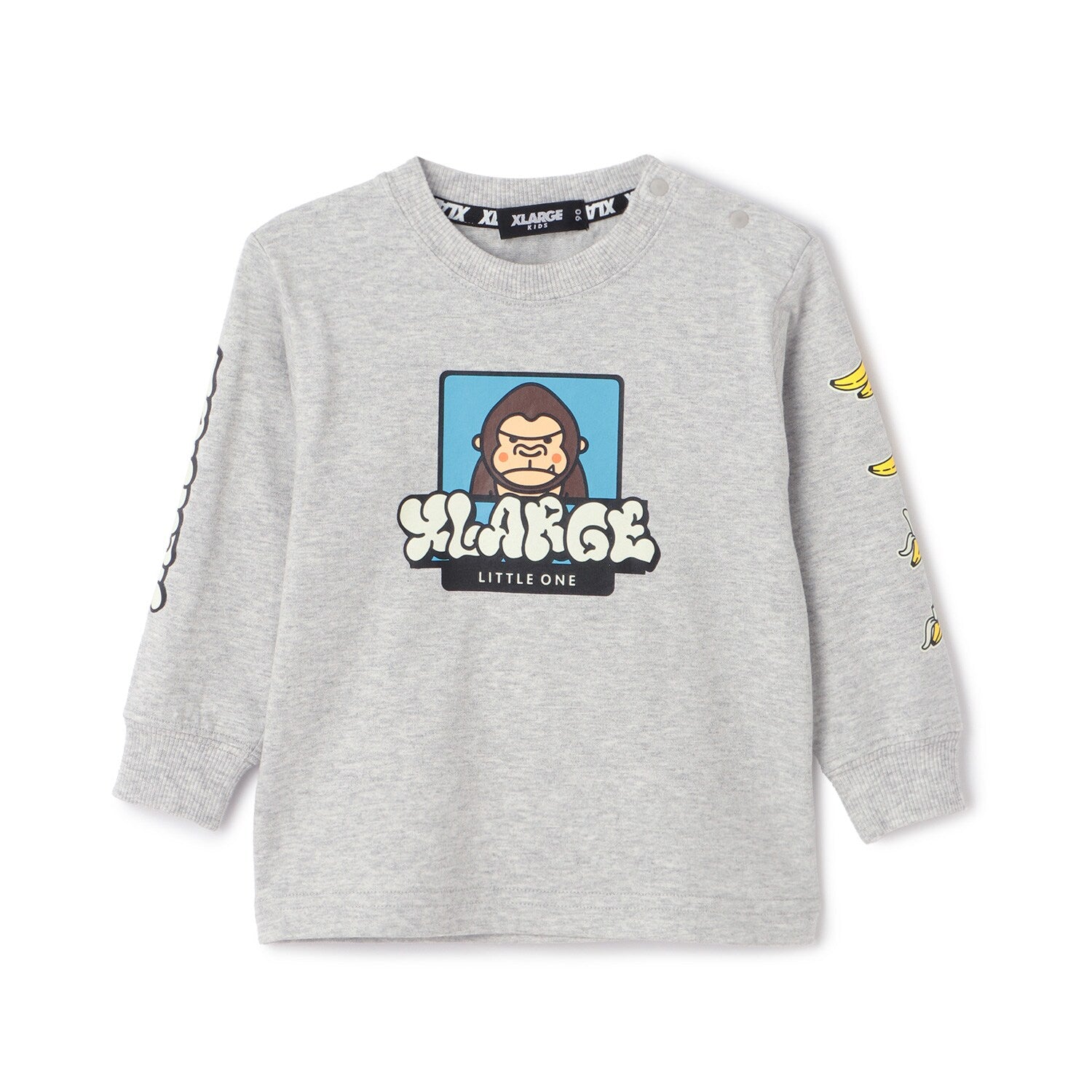 ファニーゴリラ&グラフィティ蓄光プリント長袖Tシャツ