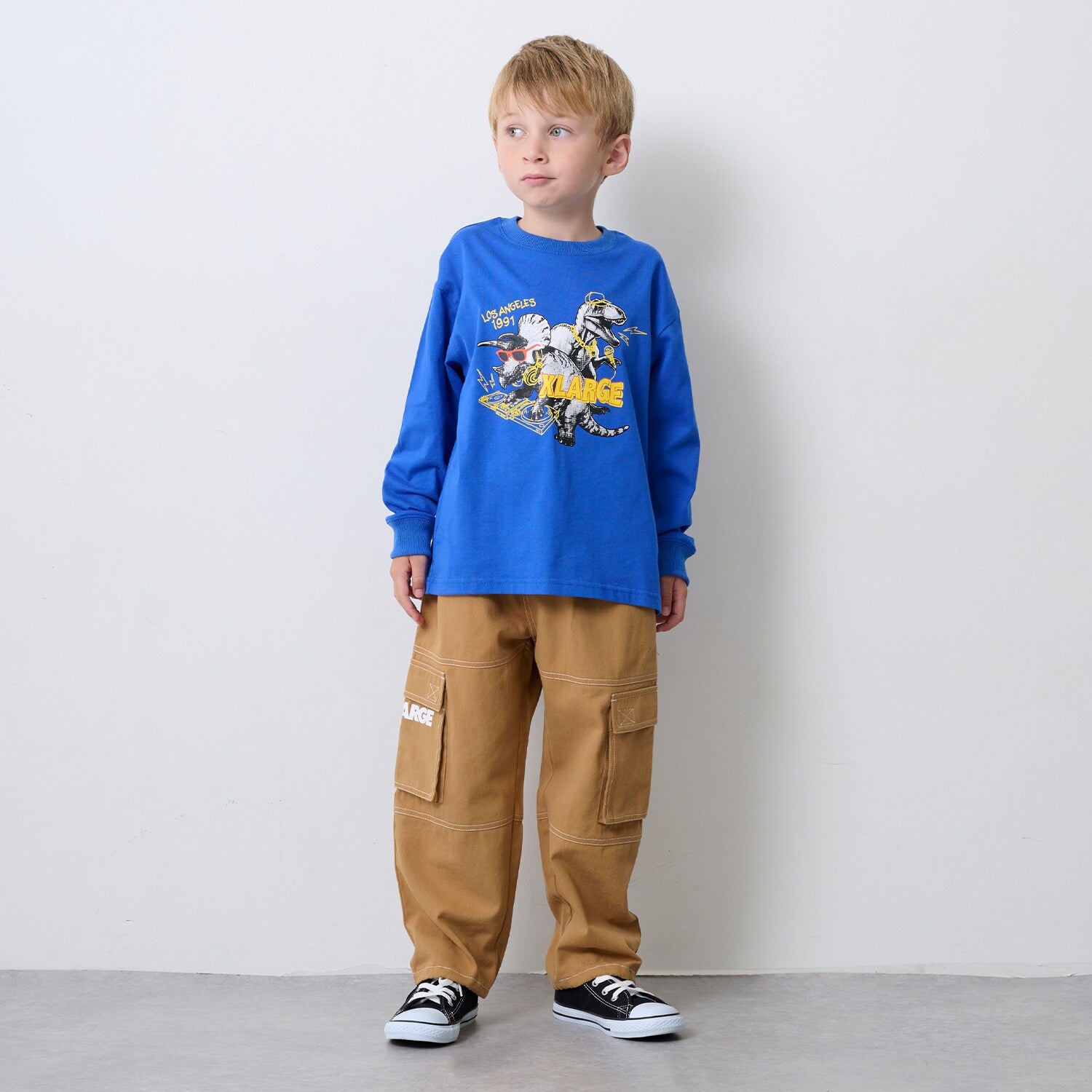 DJ恐竜長袖Tシャツ