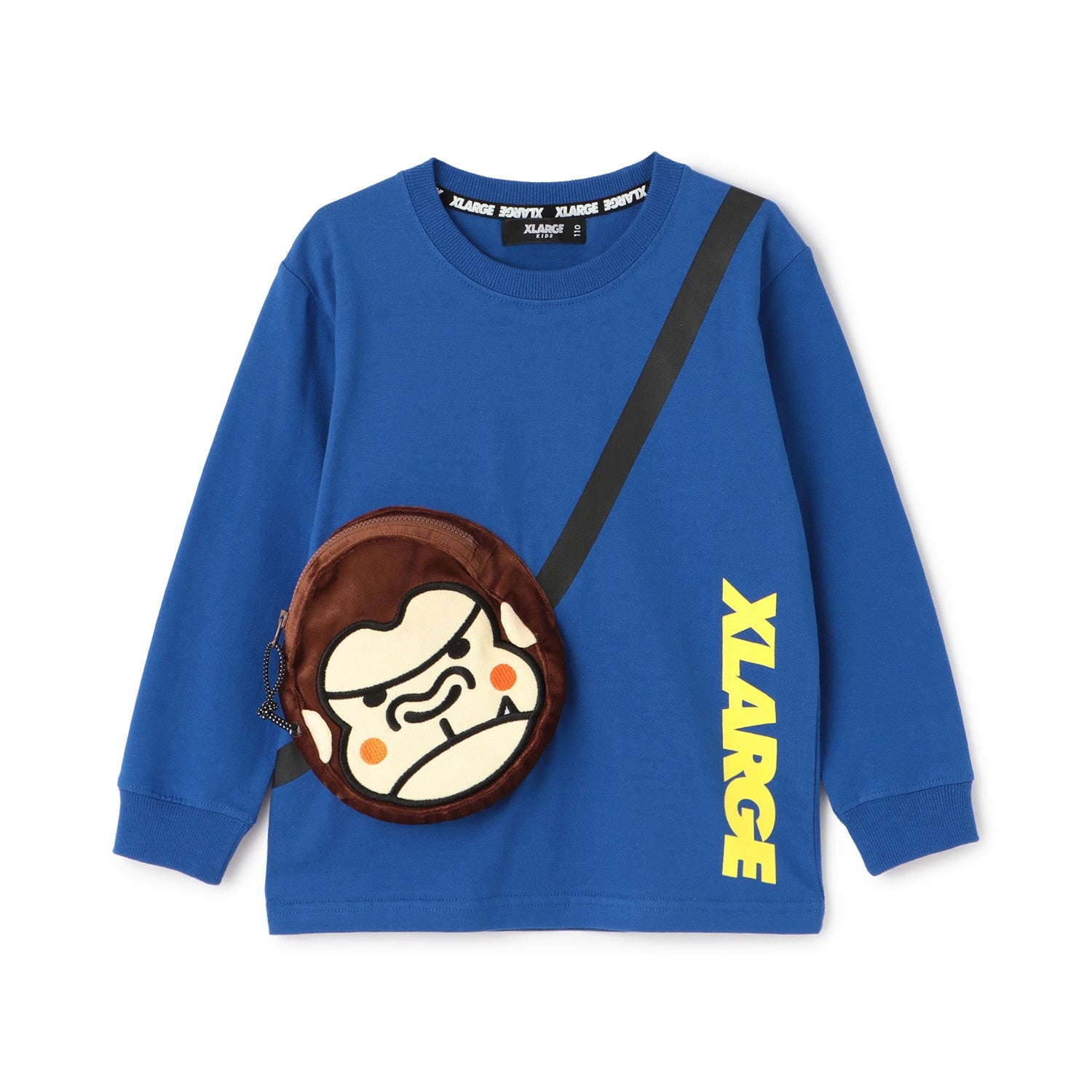 ファニーゴリラポーチ長袖Tシャツ