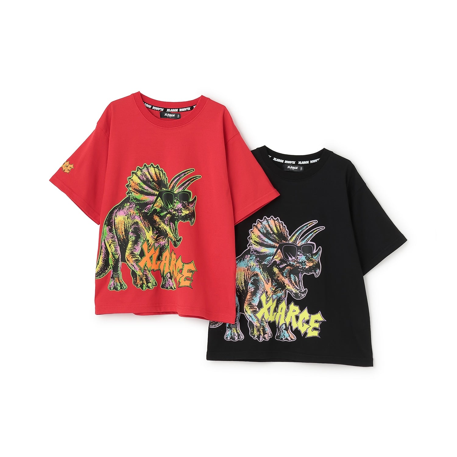 トリケラトプスグラフィック半袖Tシャツ