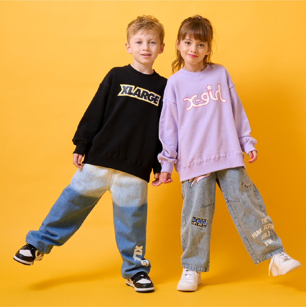 【DISNEY】バックプリントトレーナー