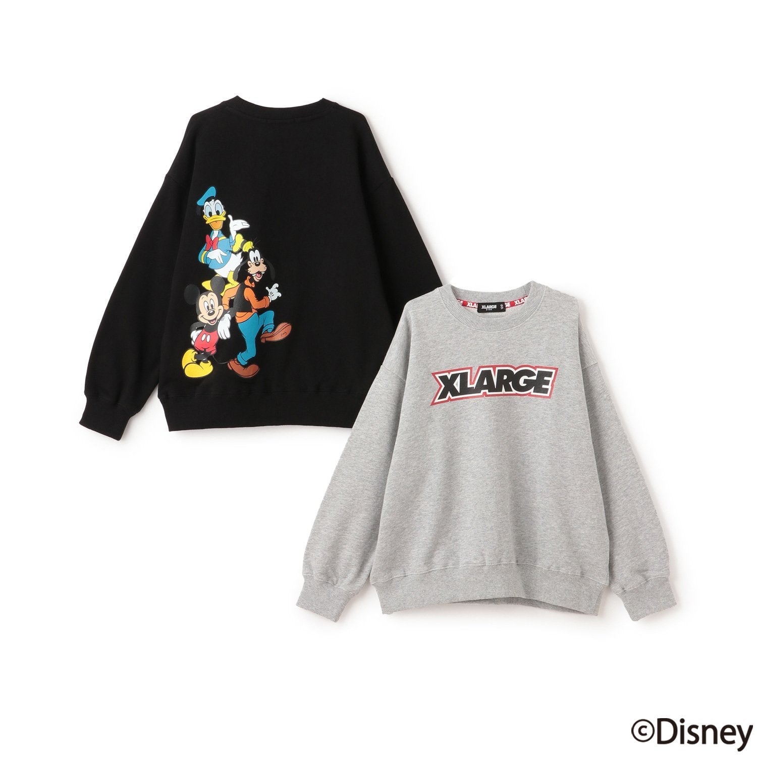 【DISNEY】バックプリントトレーナー