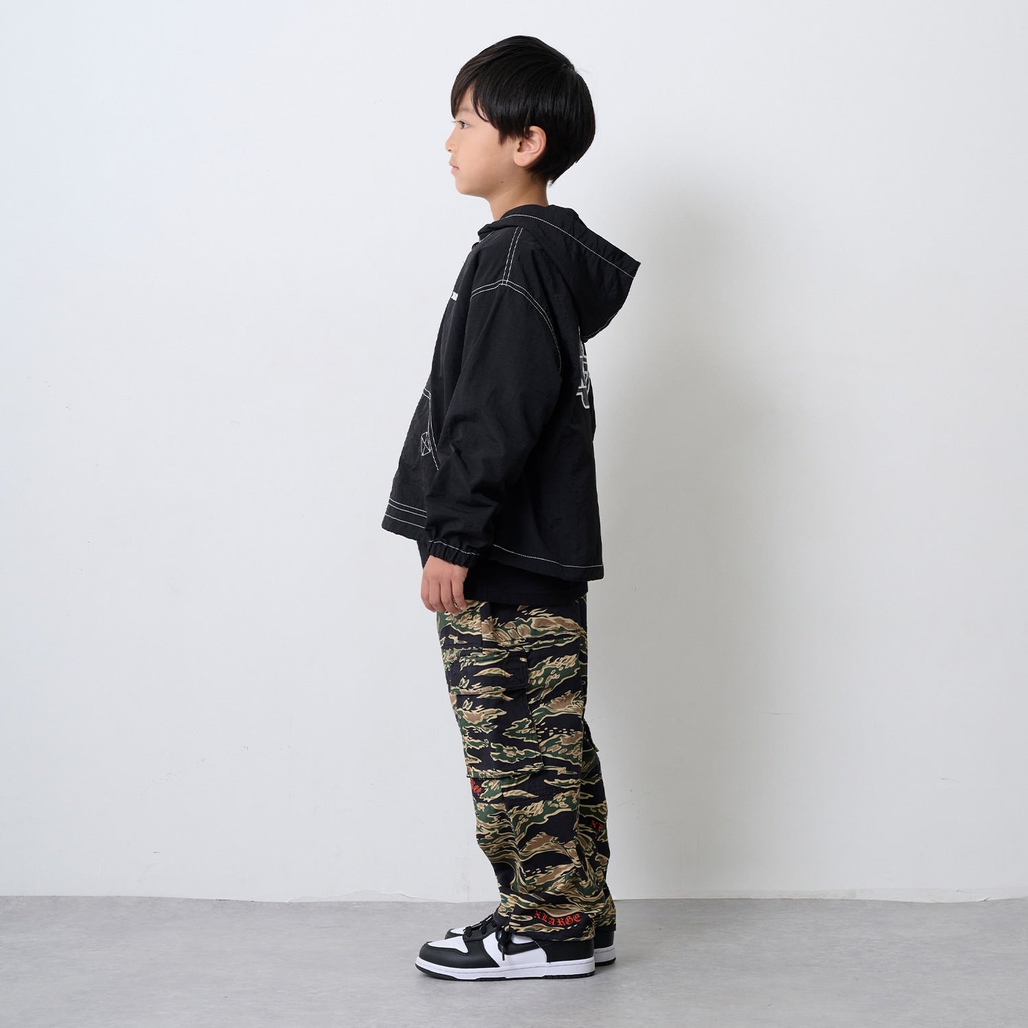 OGハーフジップブルゾン