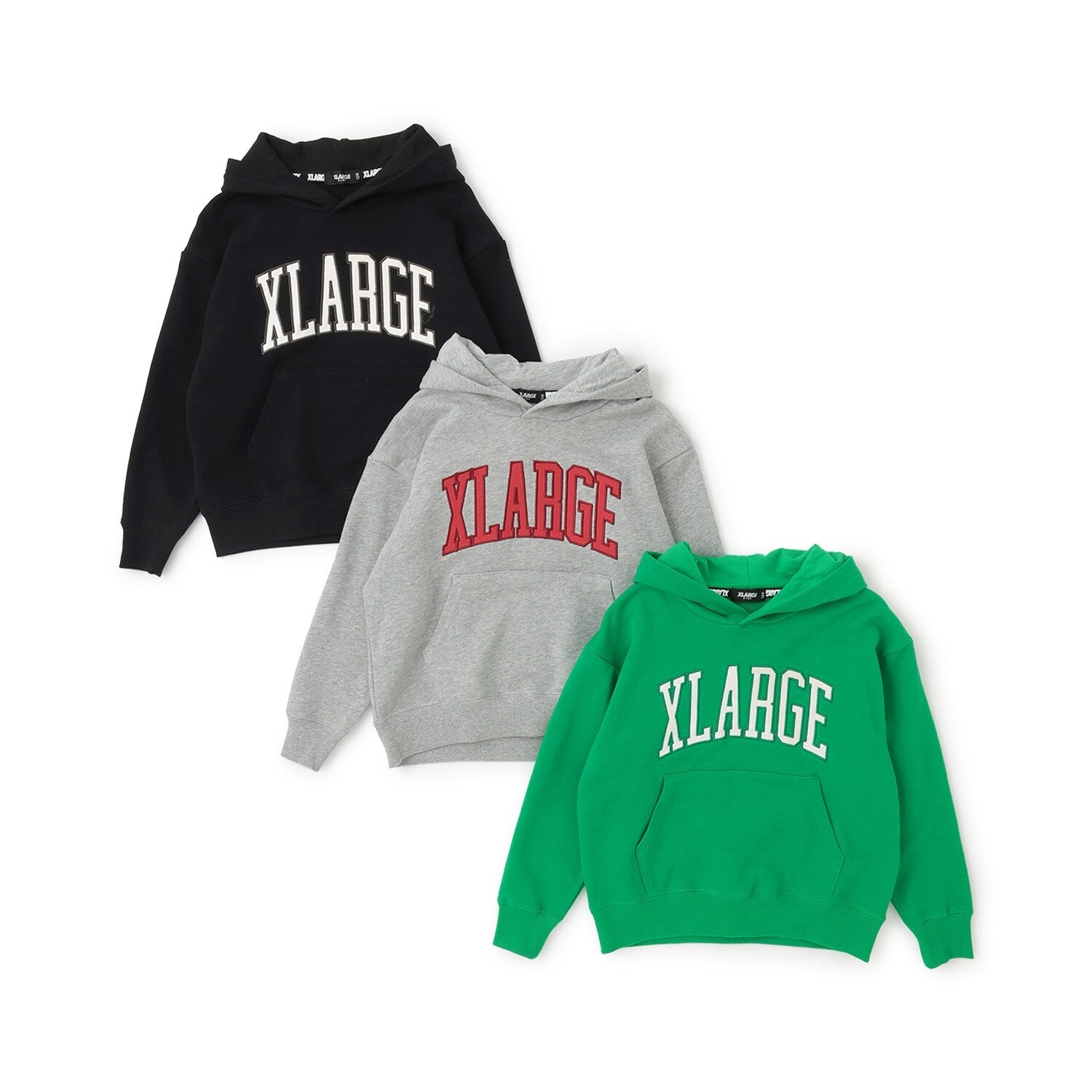 ワッペンロゴパーカー