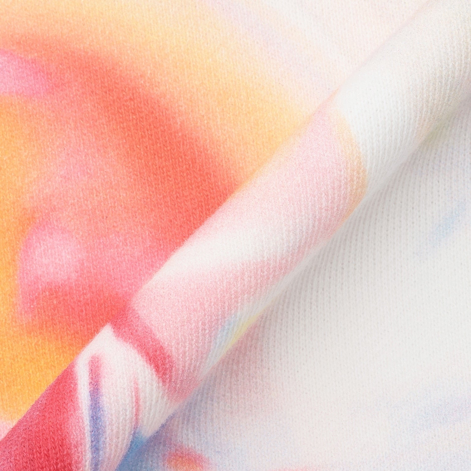 マーブル柄トレーナー