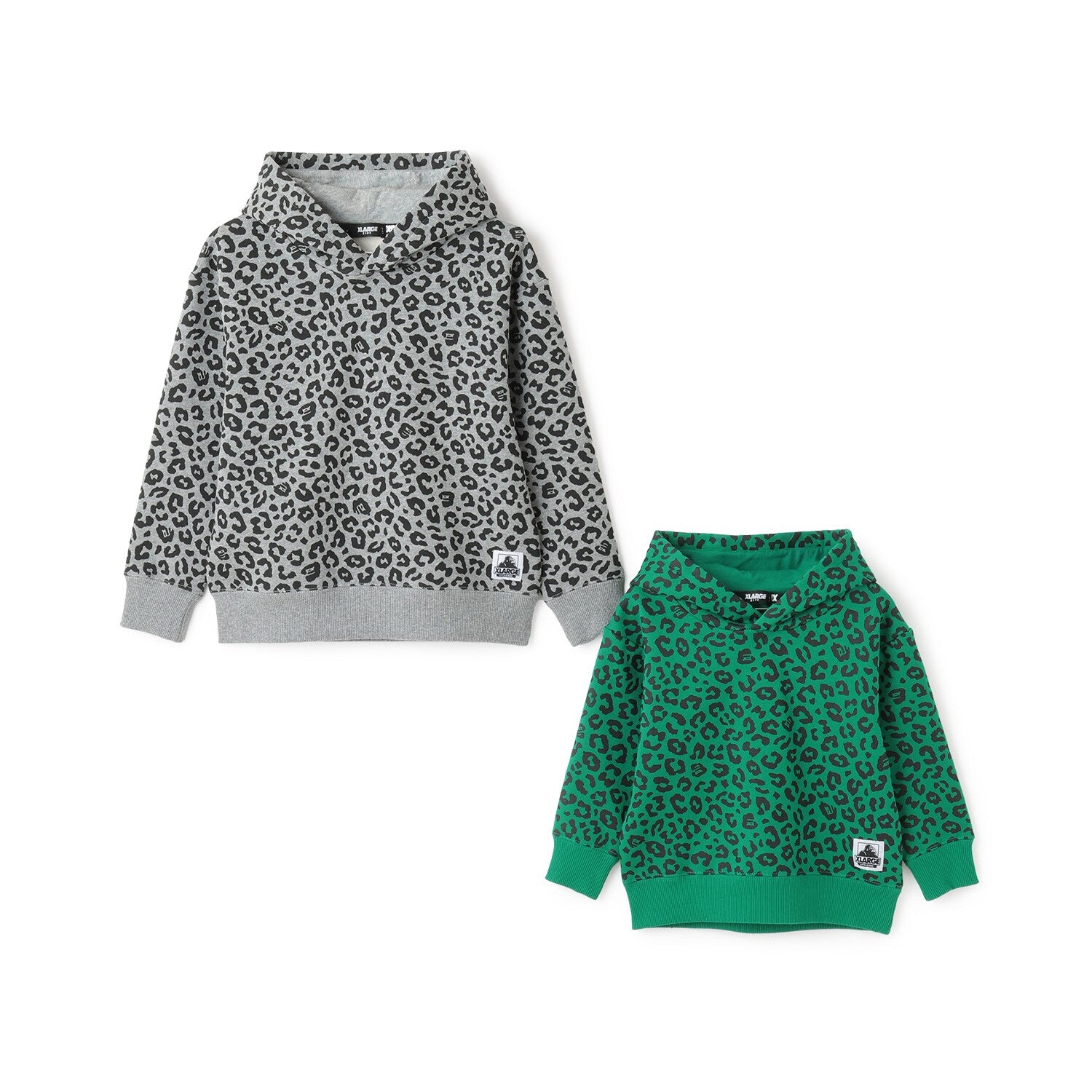 レオパード総柄パーカー