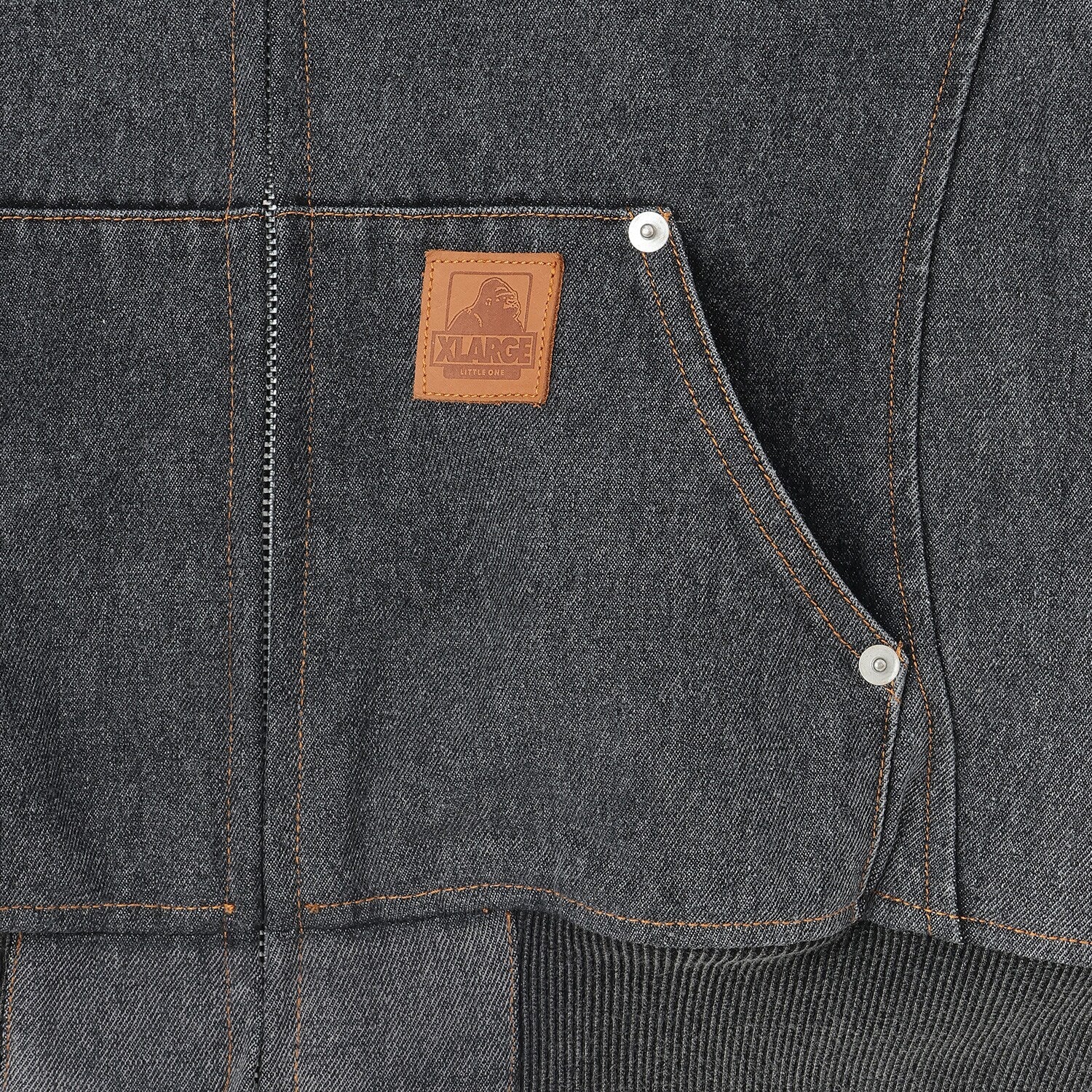 ケミカルデニムブルゾン