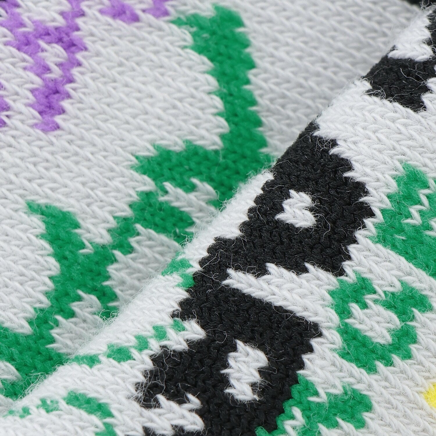 グラフィティ総柄クルーソックス