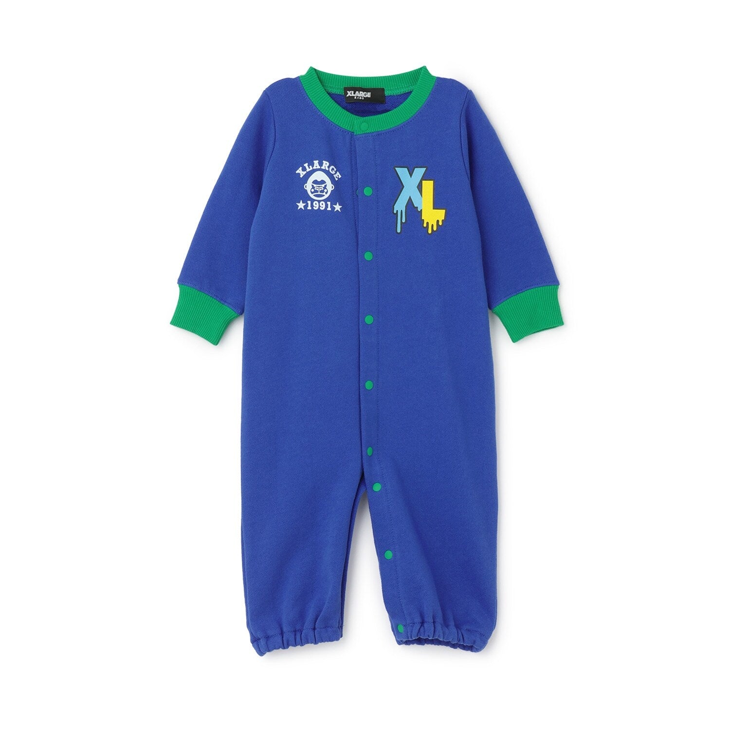 ファニーゴリラ&ドリップロゴカバーオール