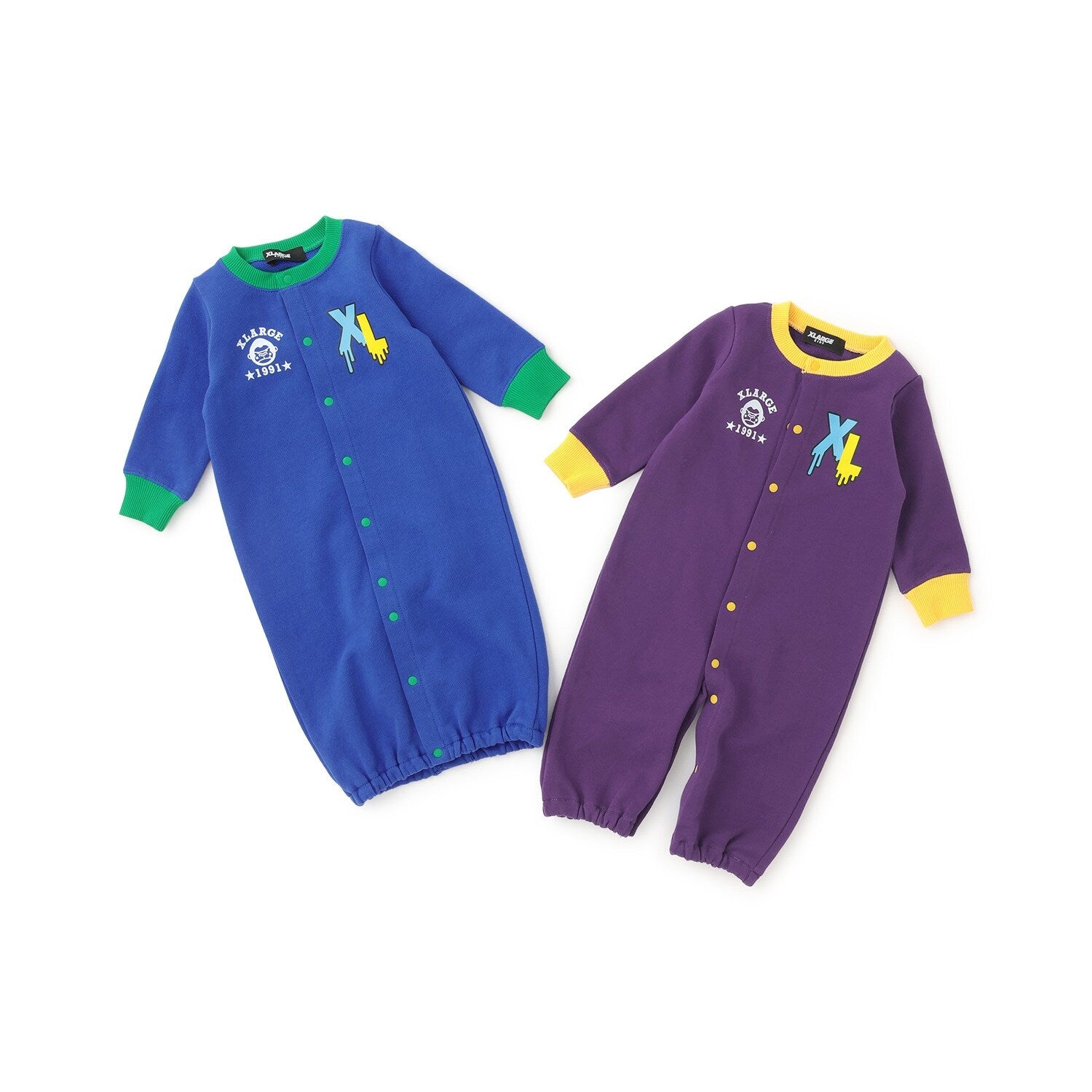 ファニーゴリラ&ドリップロゴカバーオール