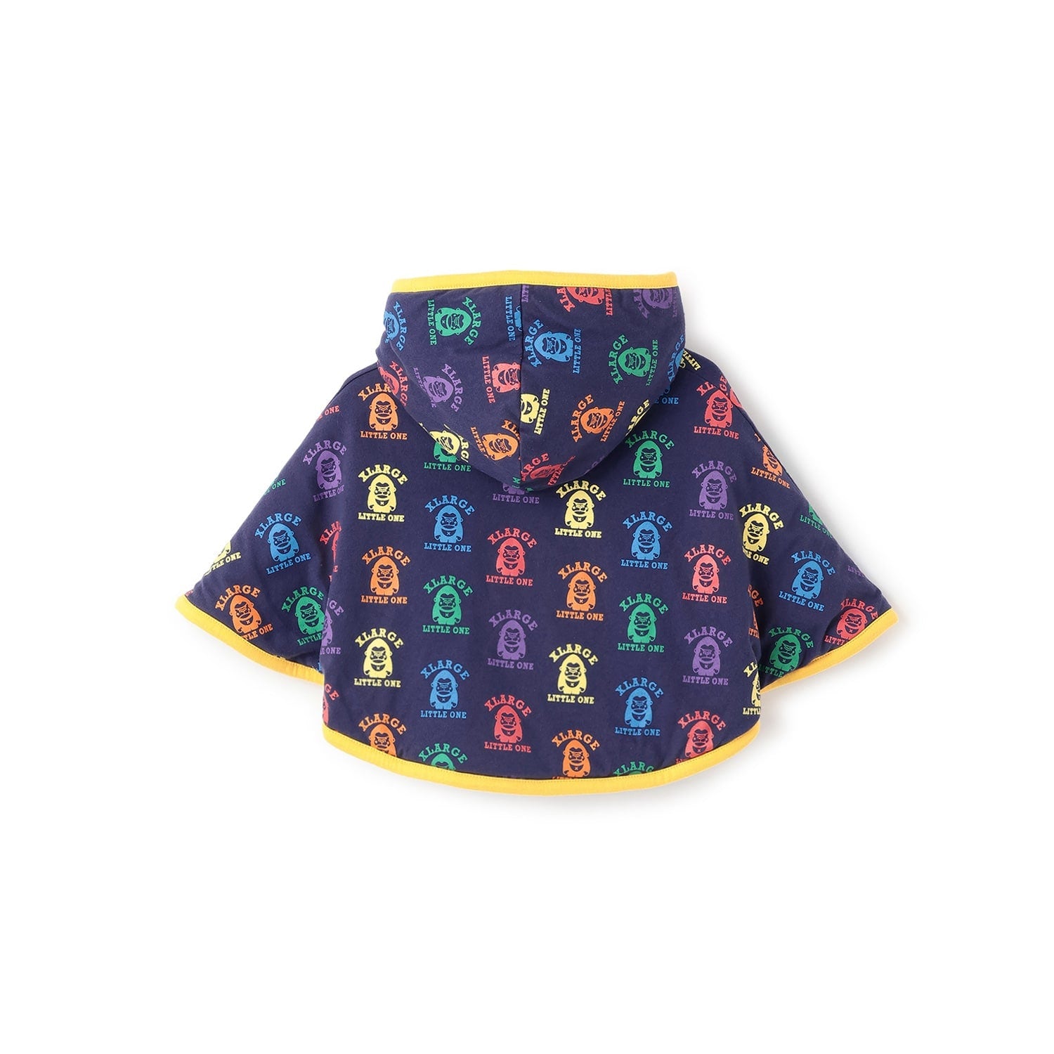 カラフルファニーゴリラポンチョ