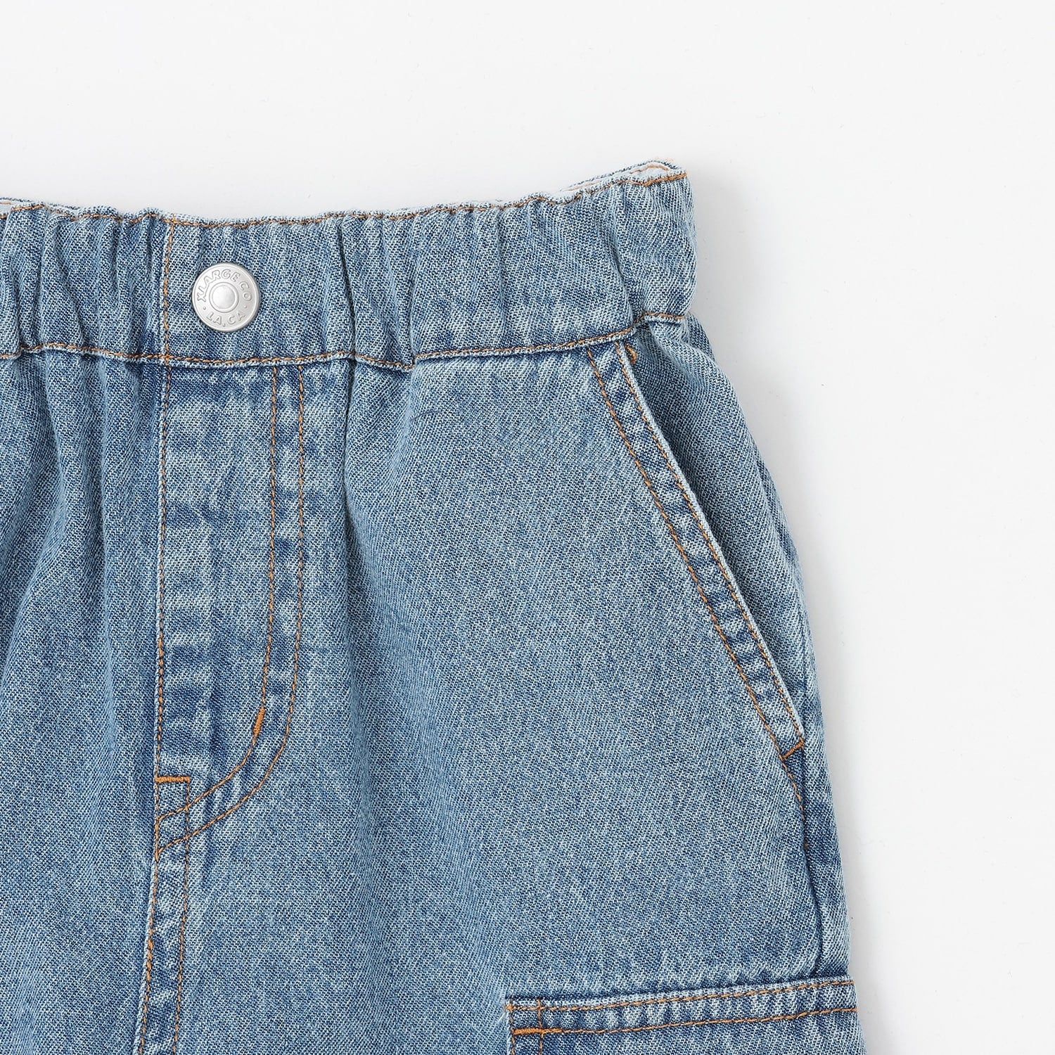 デニムカーゴハーフパンツ