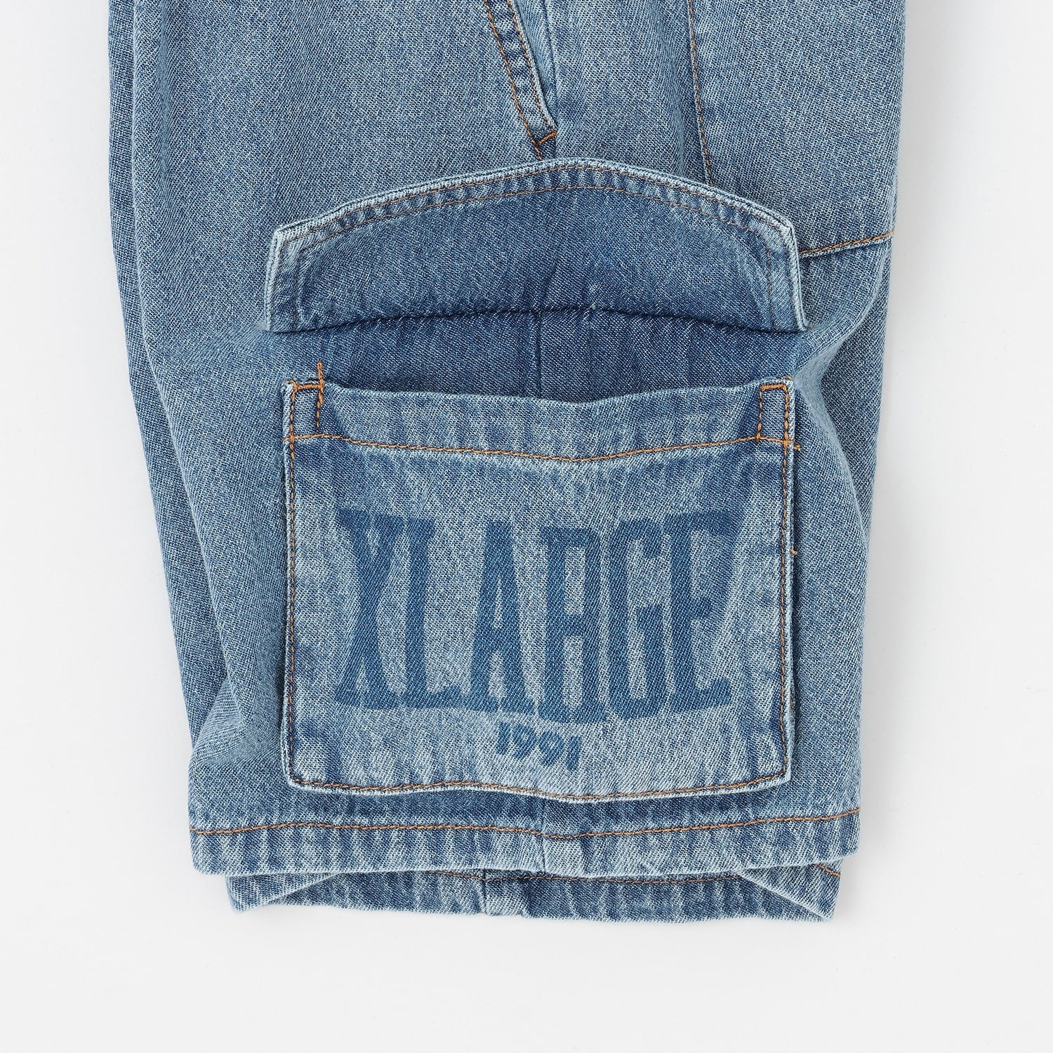 デニムカーゴハーフパンツ