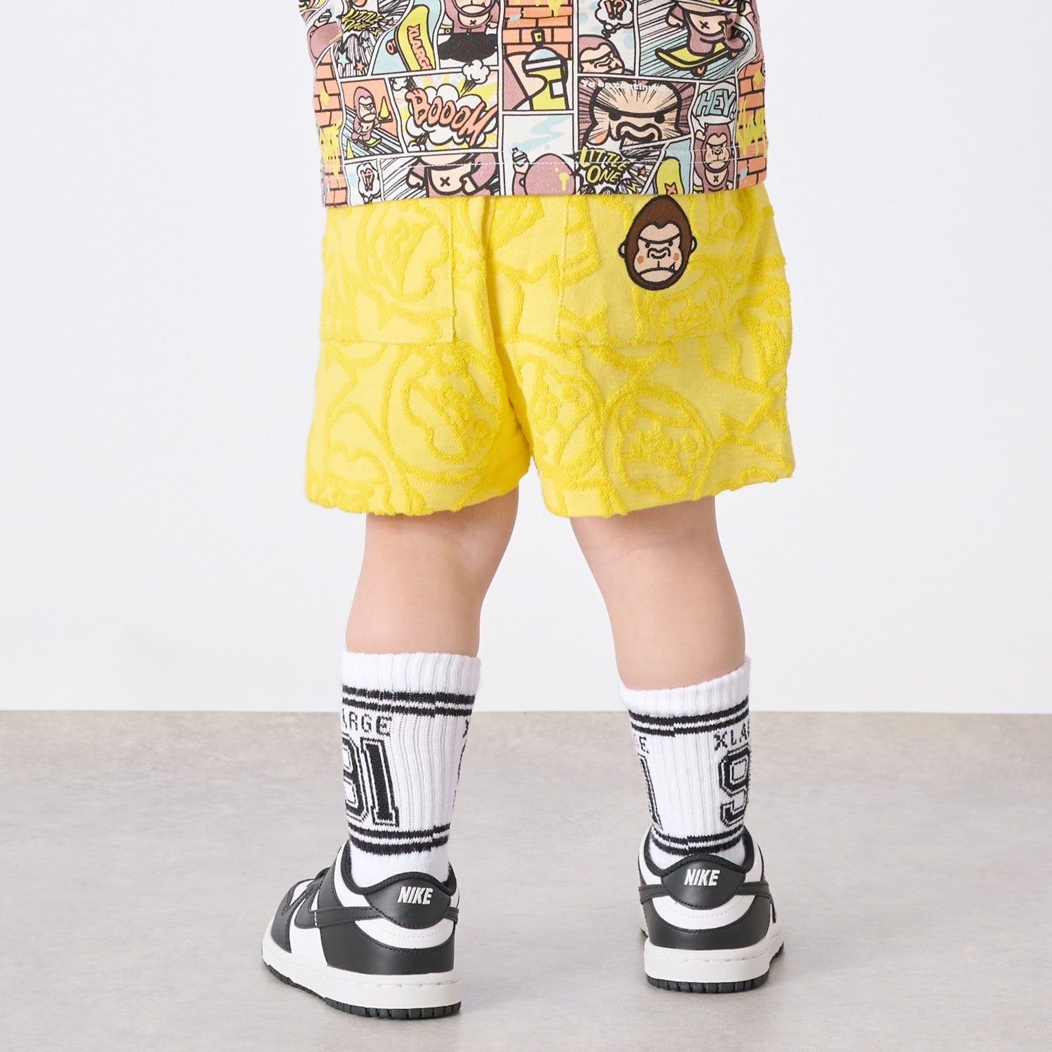 ファニーゴリラパイルジャカード ショートパンツ