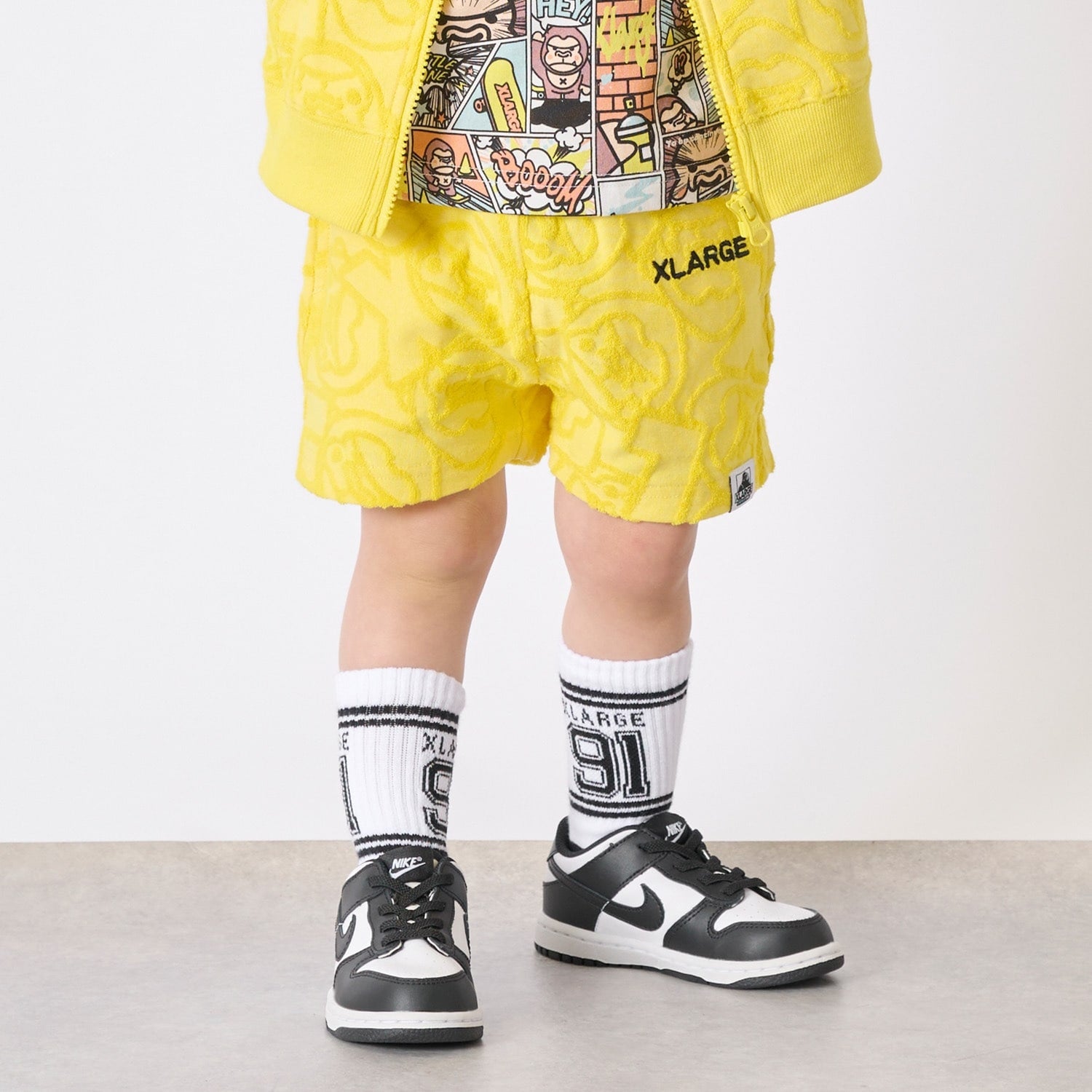 ファニーゴリラパイルジャカード ショートパンツ