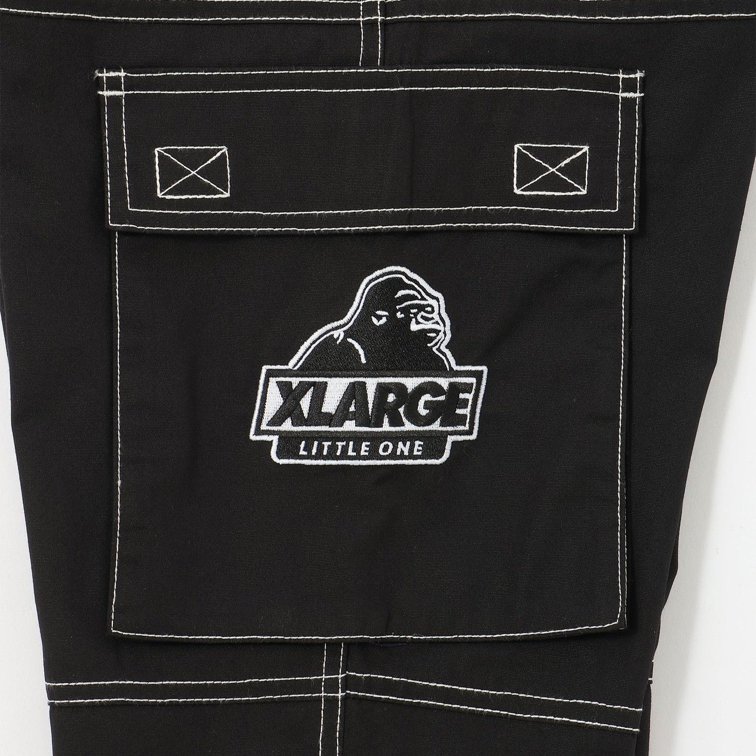 バイカラーステッチ ワークパンツ