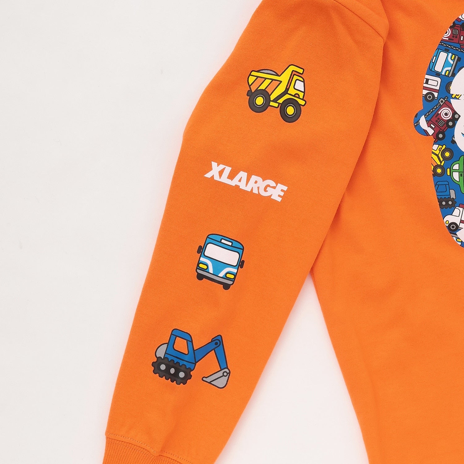 車柄ファニーゴリラ 長袖Tシャツ